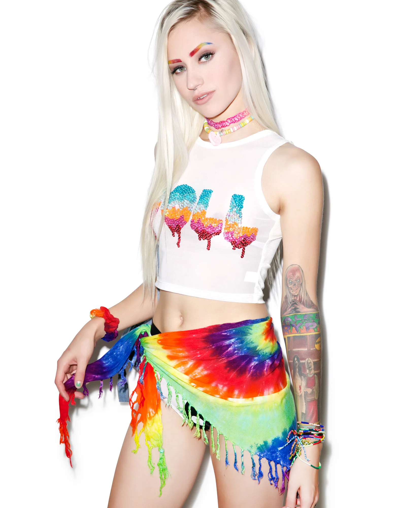 2 Dye 4 Fringe Bandana - Image 2