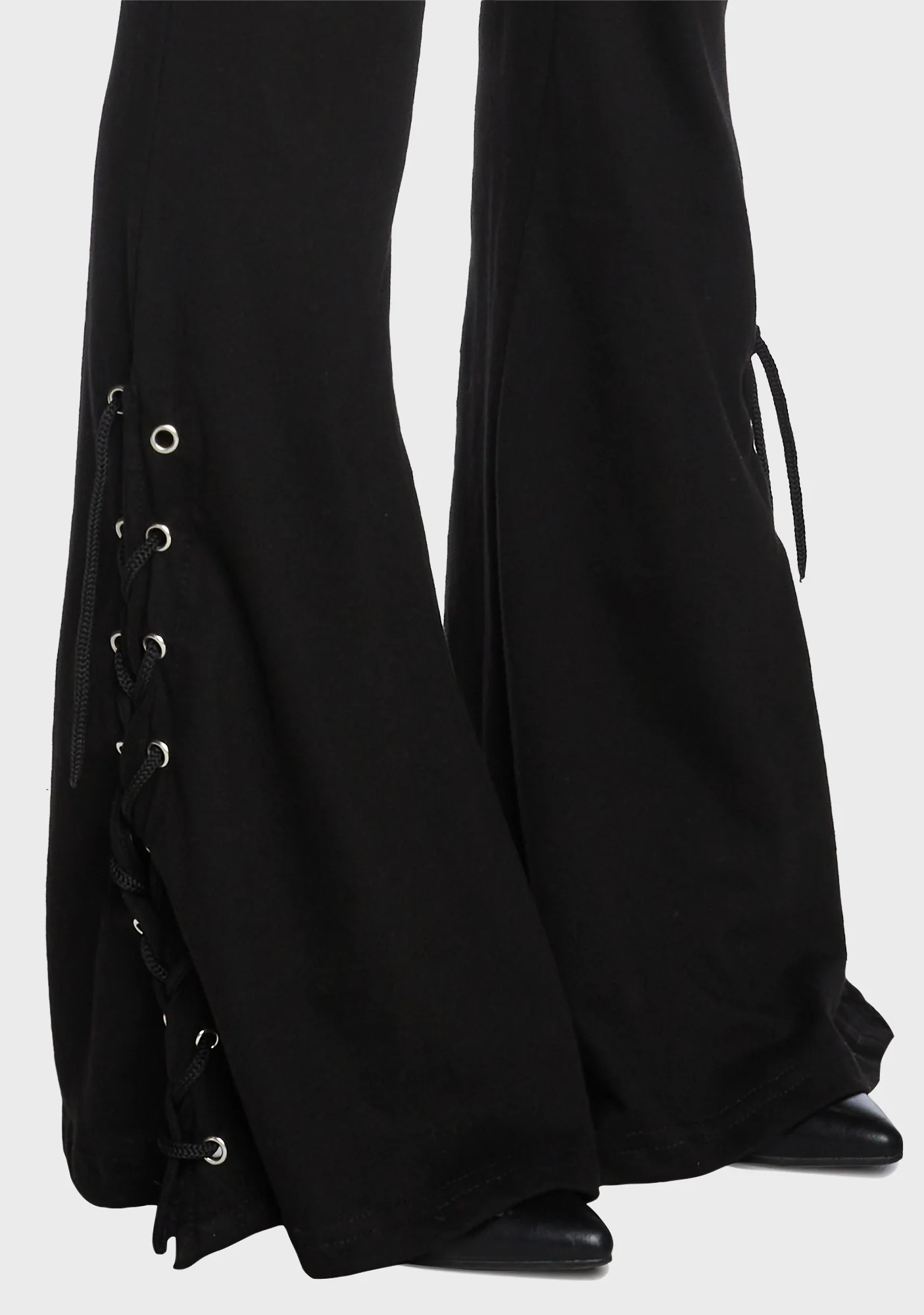 2-In-1 Boot-Cut Leggings With Micro Slant Skirt - Image 5