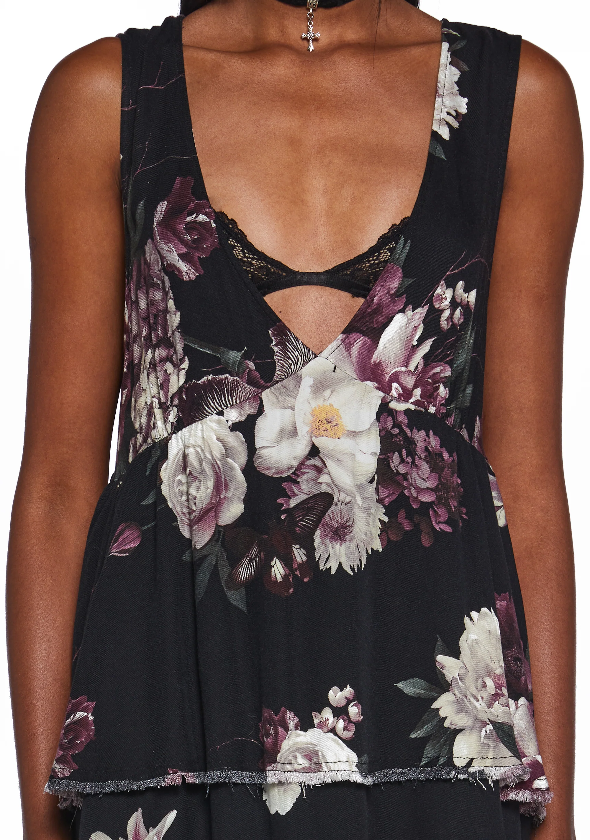 Get Over It Babydoll Dress - Floral - Image 5