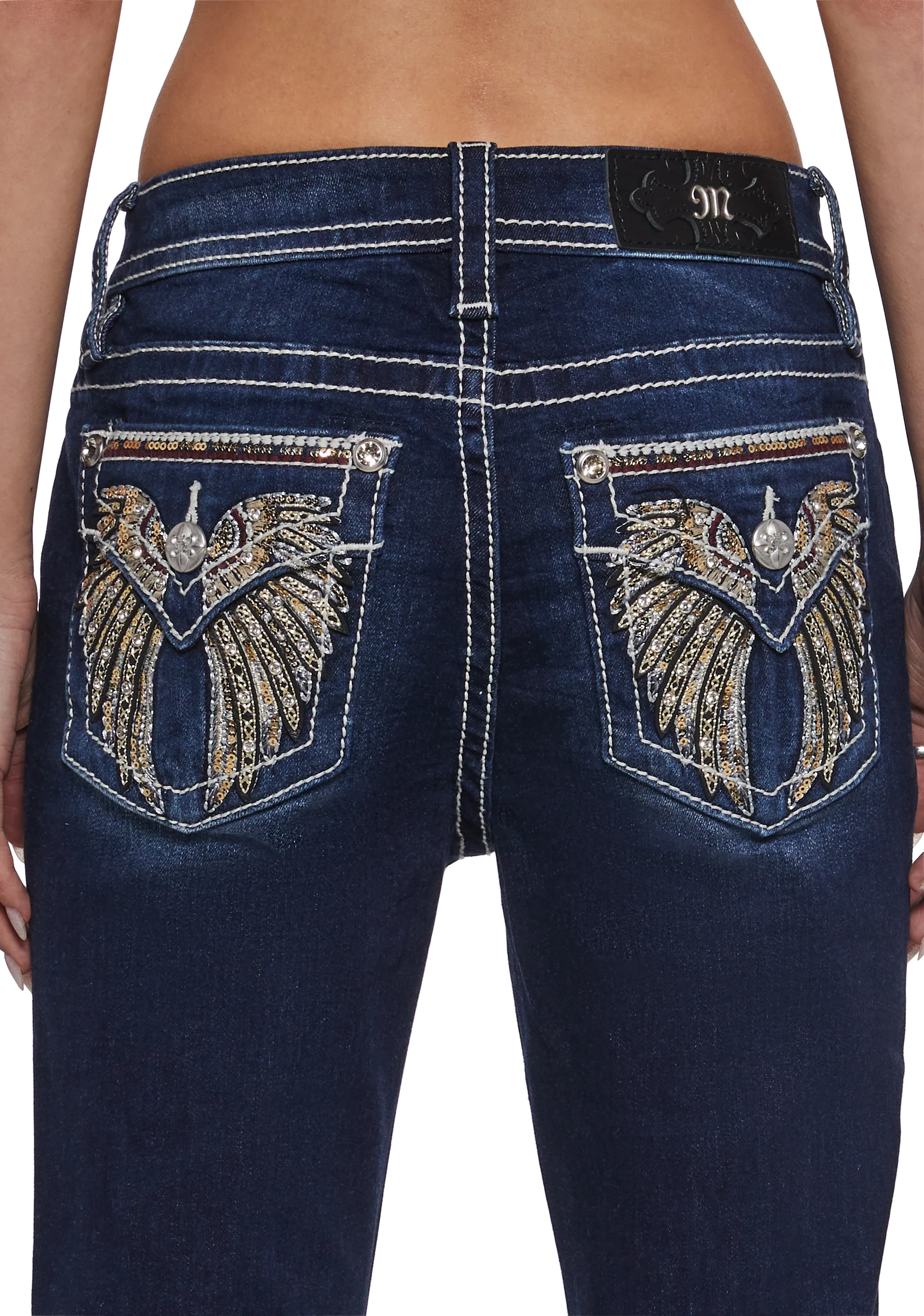 30" Mid Rise Boot Cut Jeans - Image 8