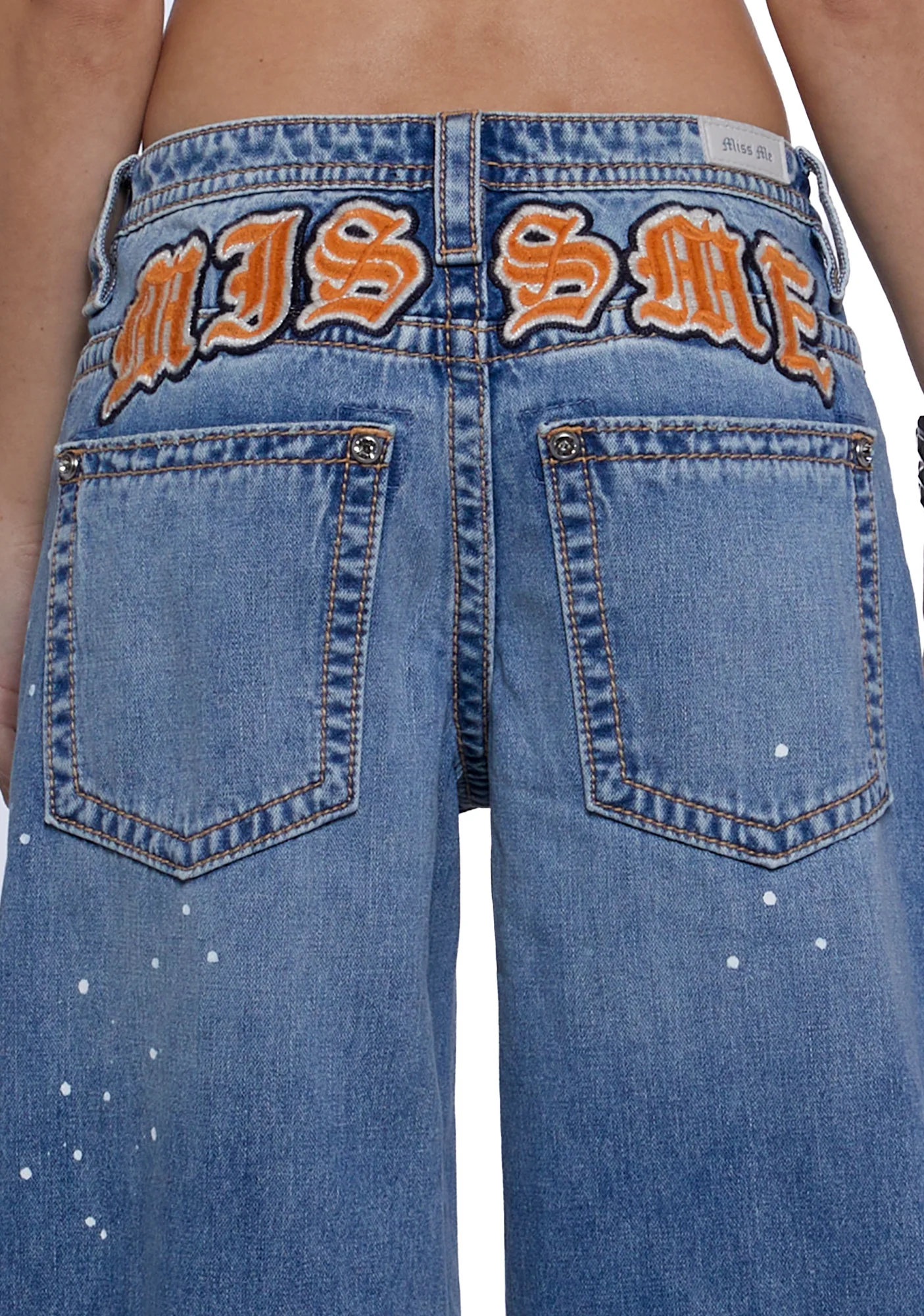 Lyrix Baggy Wide Leg - Light Wash - Image 5