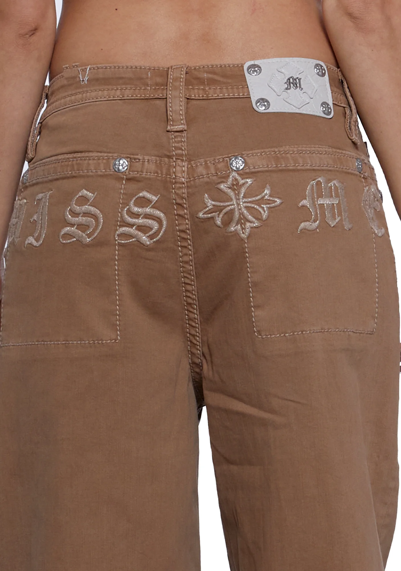 Johanne Baggy Wide - Khaki - Image 5