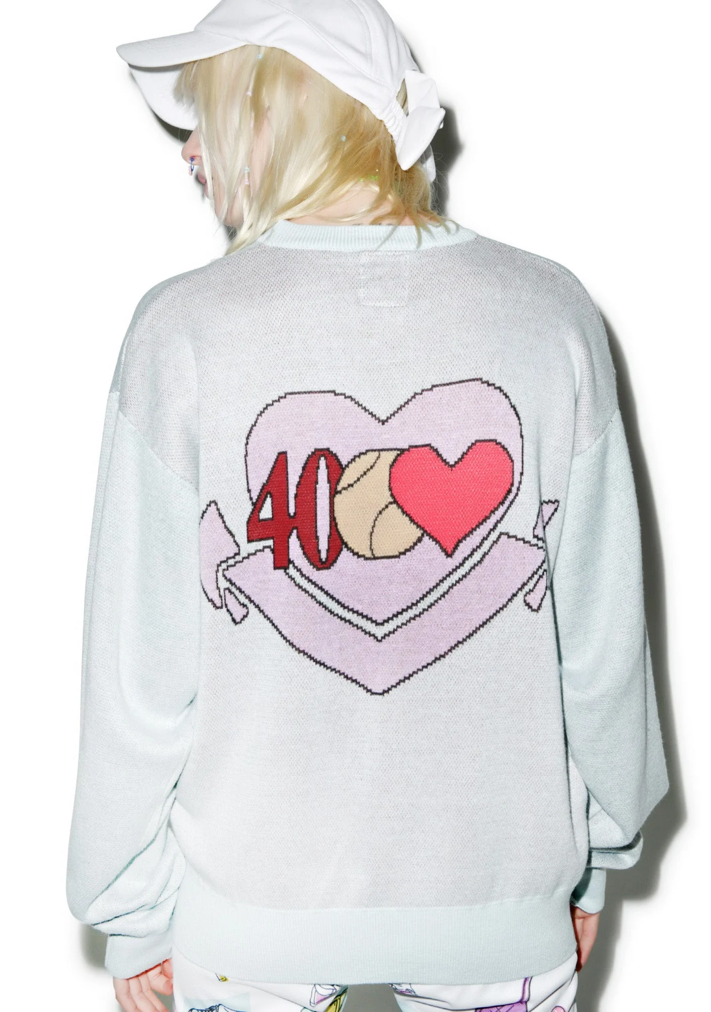 40Love Knit Crew - Light Pink - Image 4