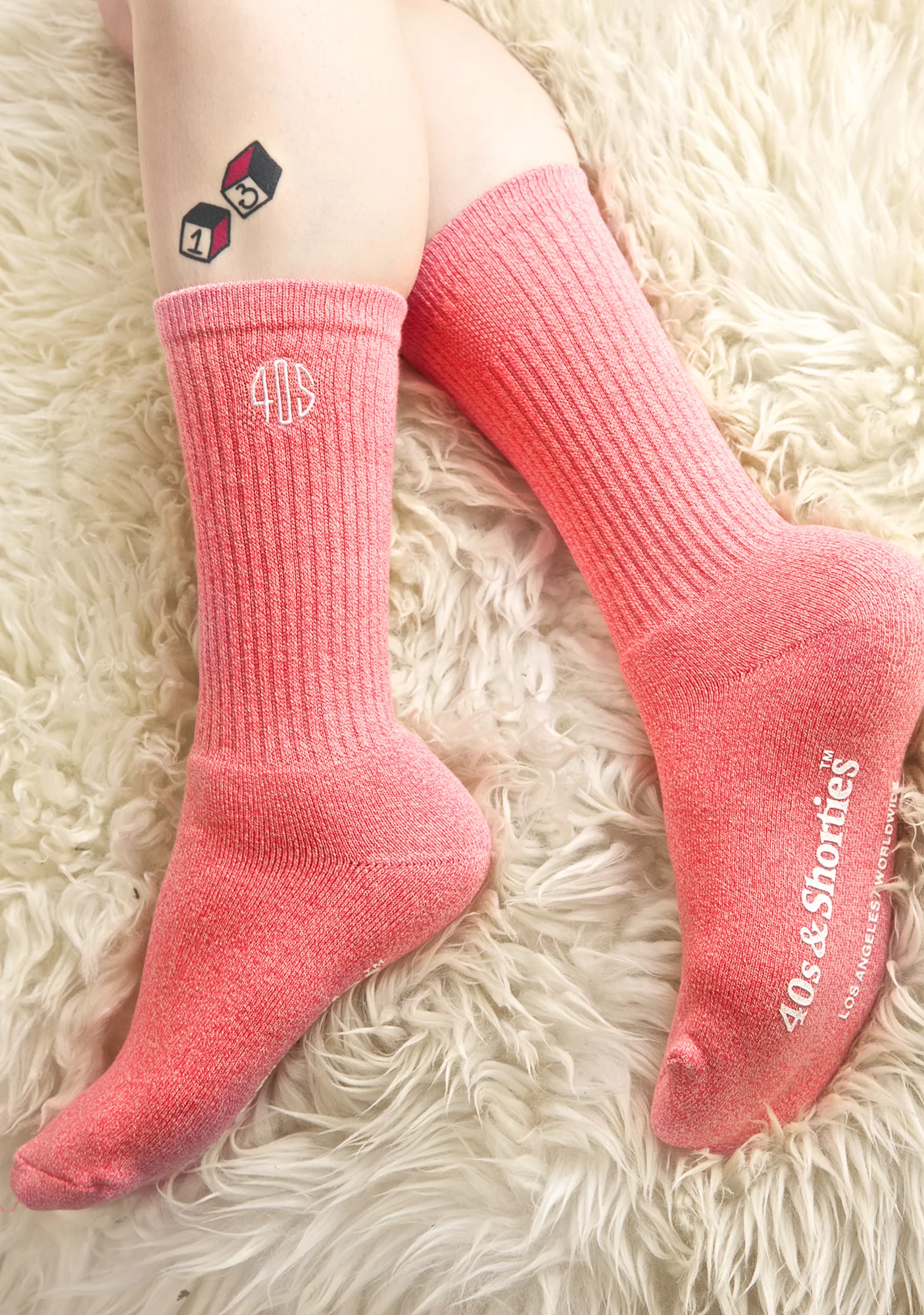 40s Speckle Crew Socks - Image 3