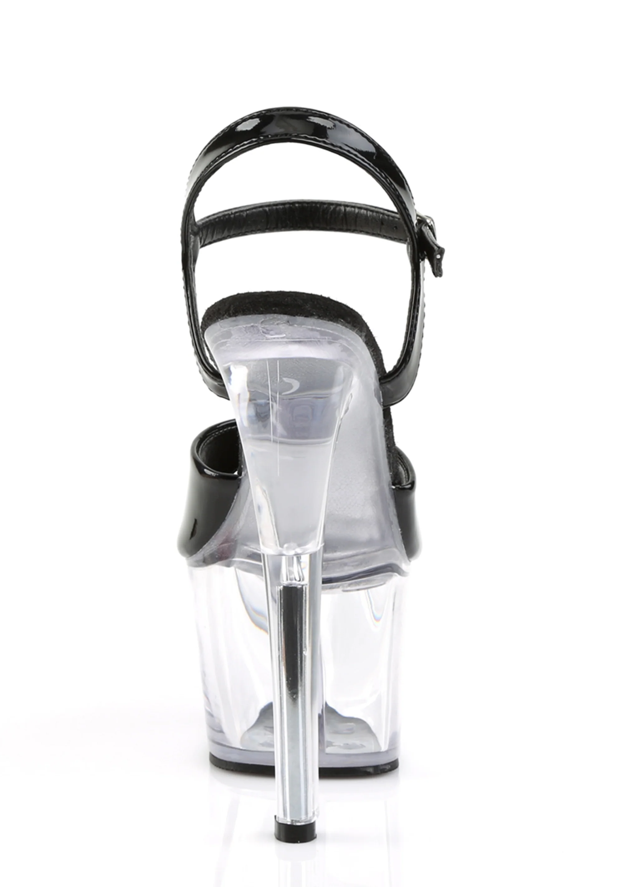 Sky-309 Platform Ankle Strap Sandals-Clear - Image 4