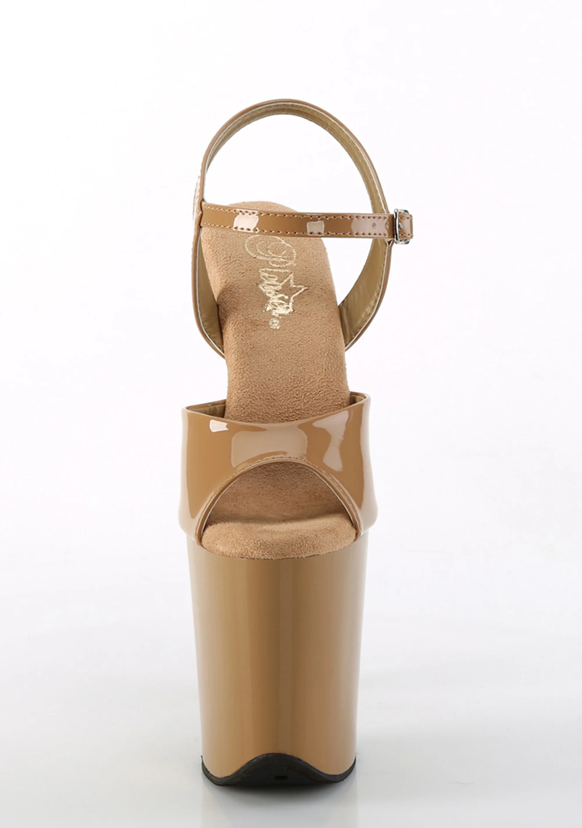 Flamingo-809 Platform Ankle Strap Sandals-Toffee - Image 3