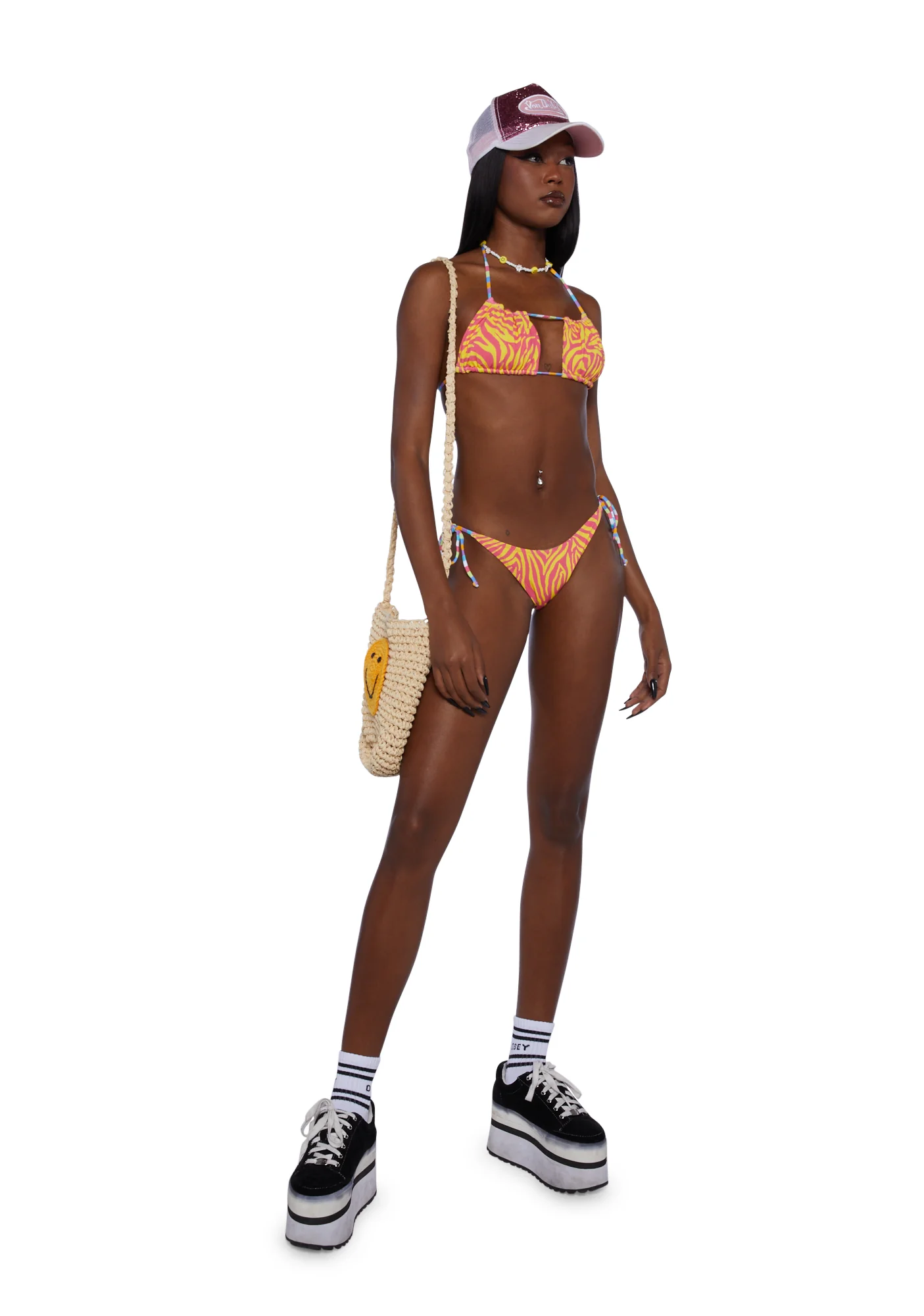 90’s Tie Up Bikini Pant - Ziggy Pop - Image 2