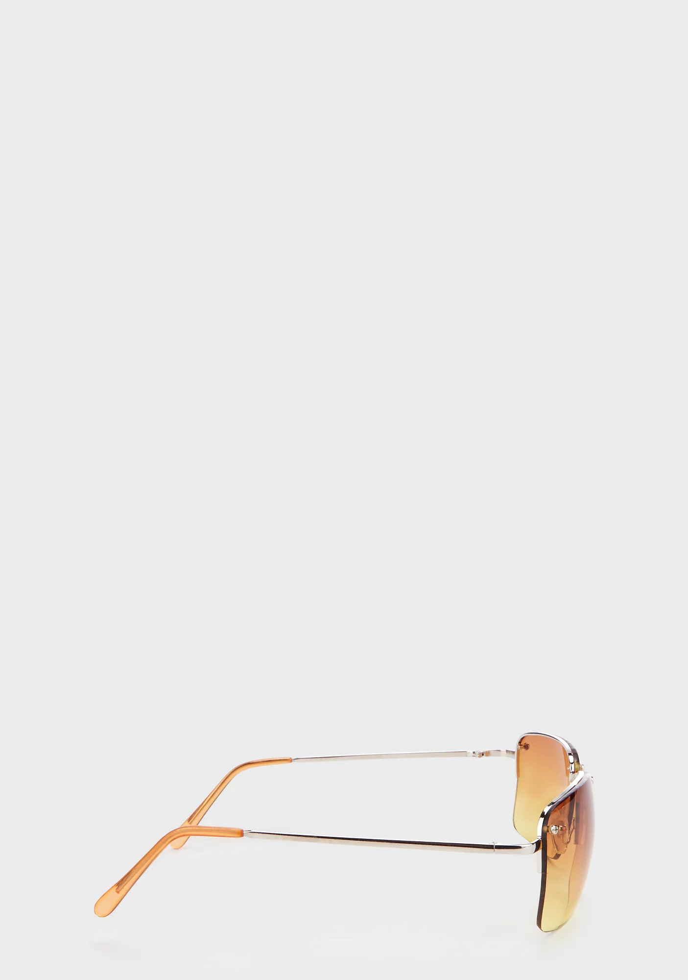 90s Amber Oversized Sunglasses - Image 4
