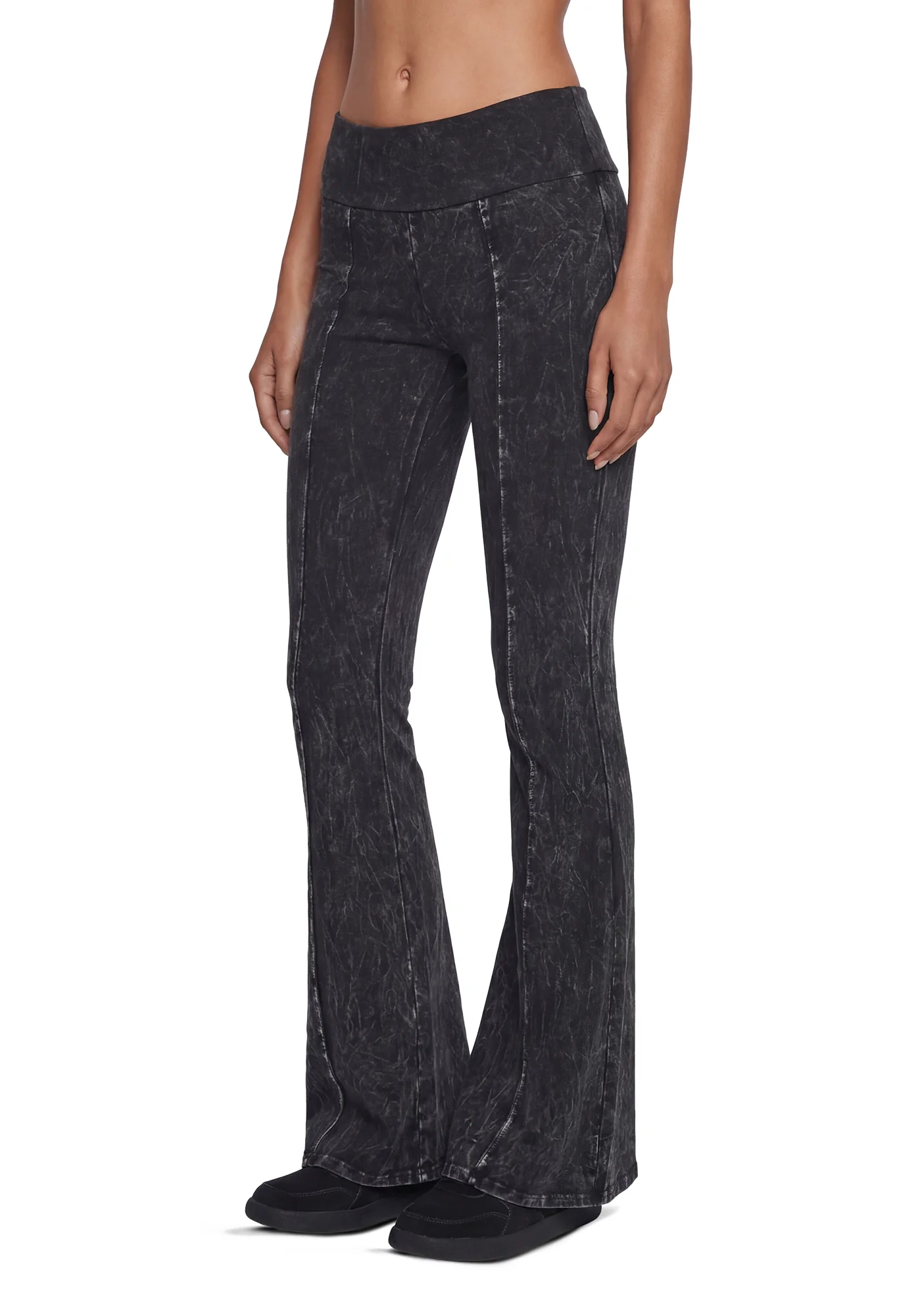 Synth Ideology Flared Pants - Black - Image 3