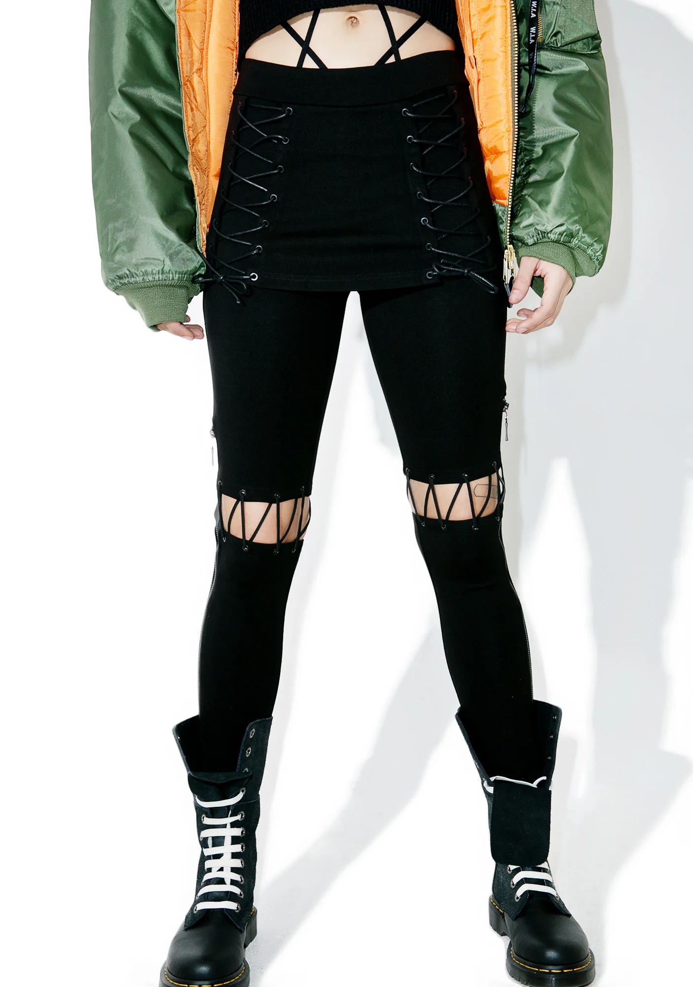 A Different Story Lace-Up Pants - Image 4