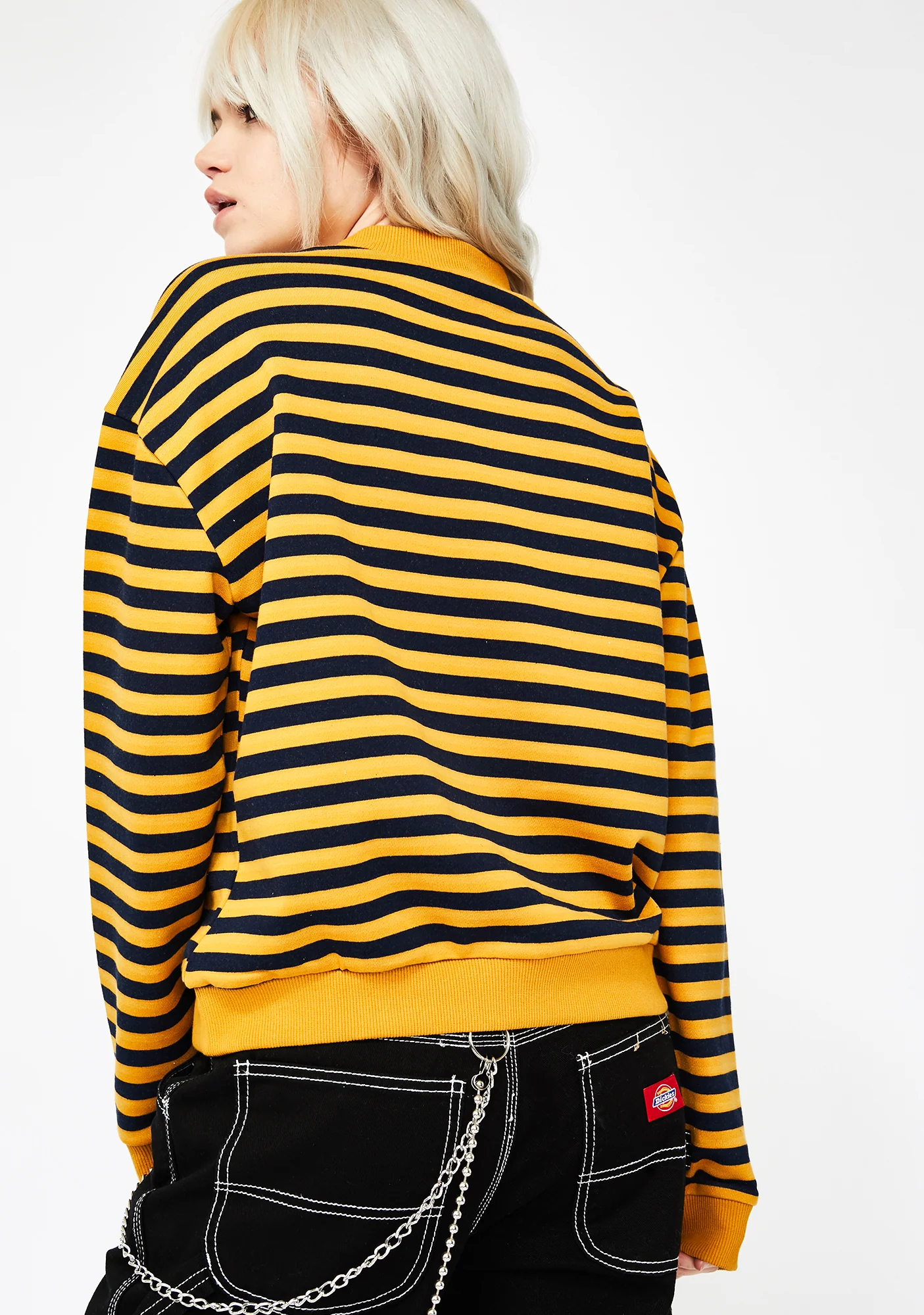 Access Denied Striped Sweatshirt - Image 4