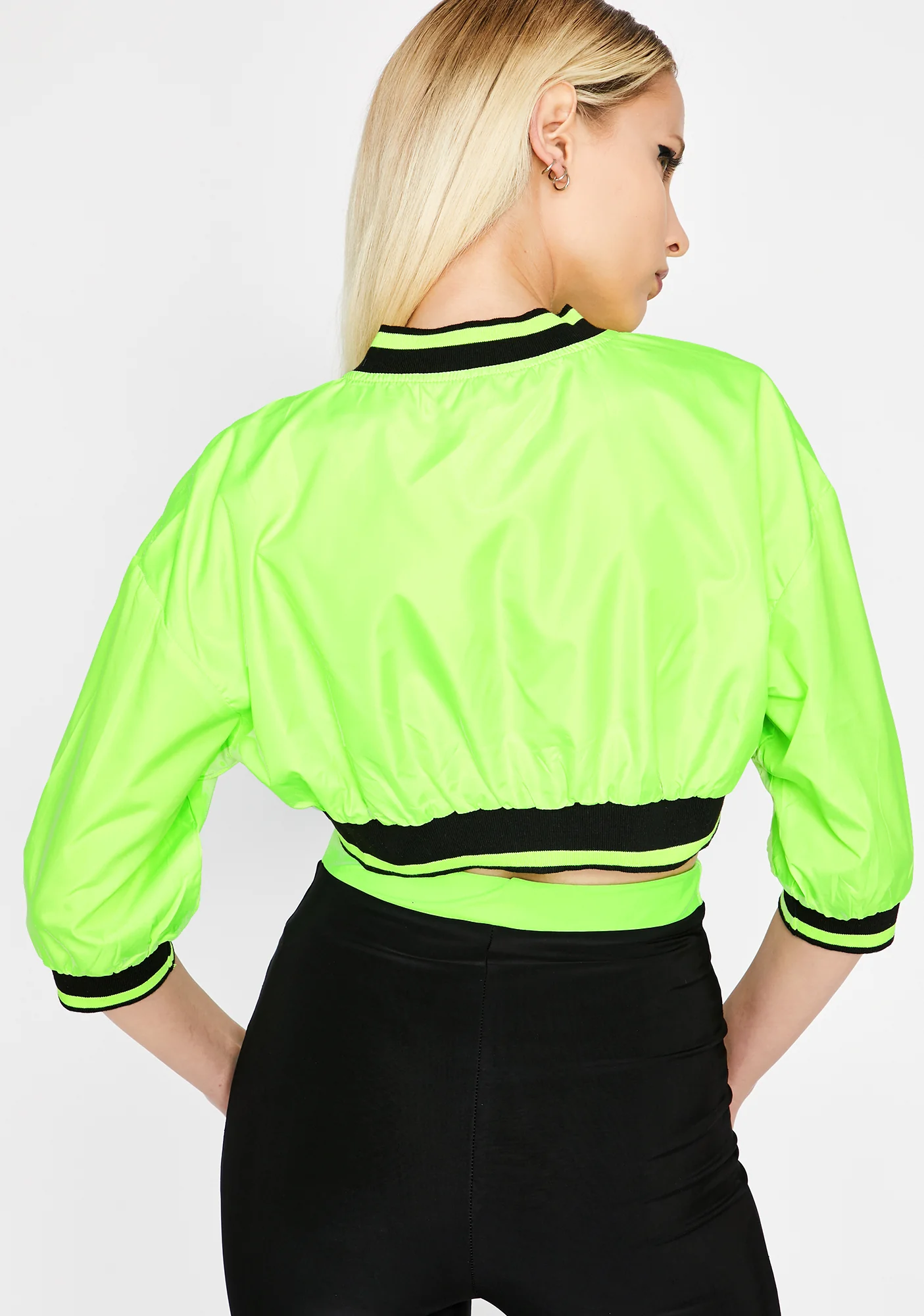Acid Shut Up N' Drive Cropped Jacket - Image 4