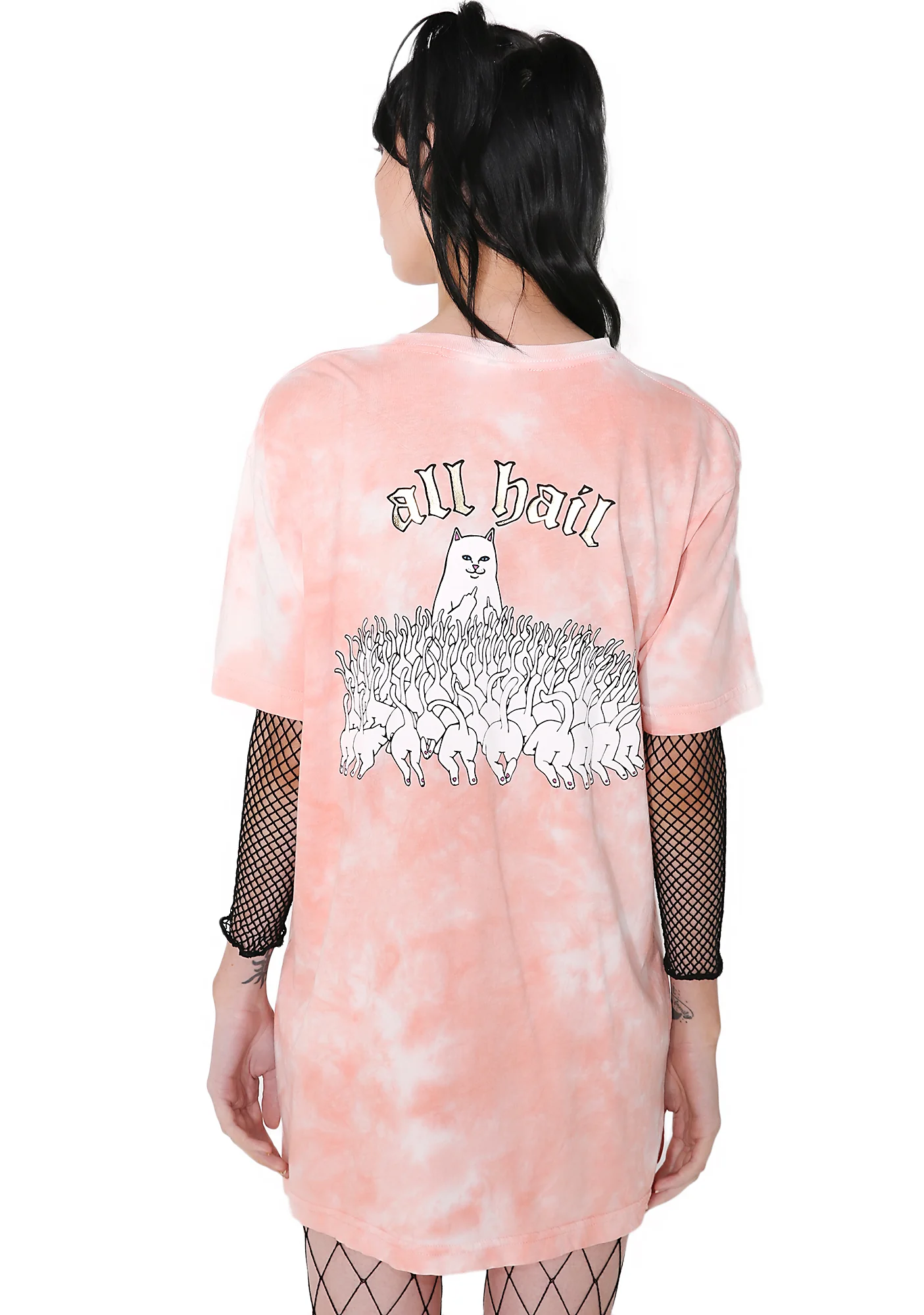 Acid Wash All Hail Tee - Image 4