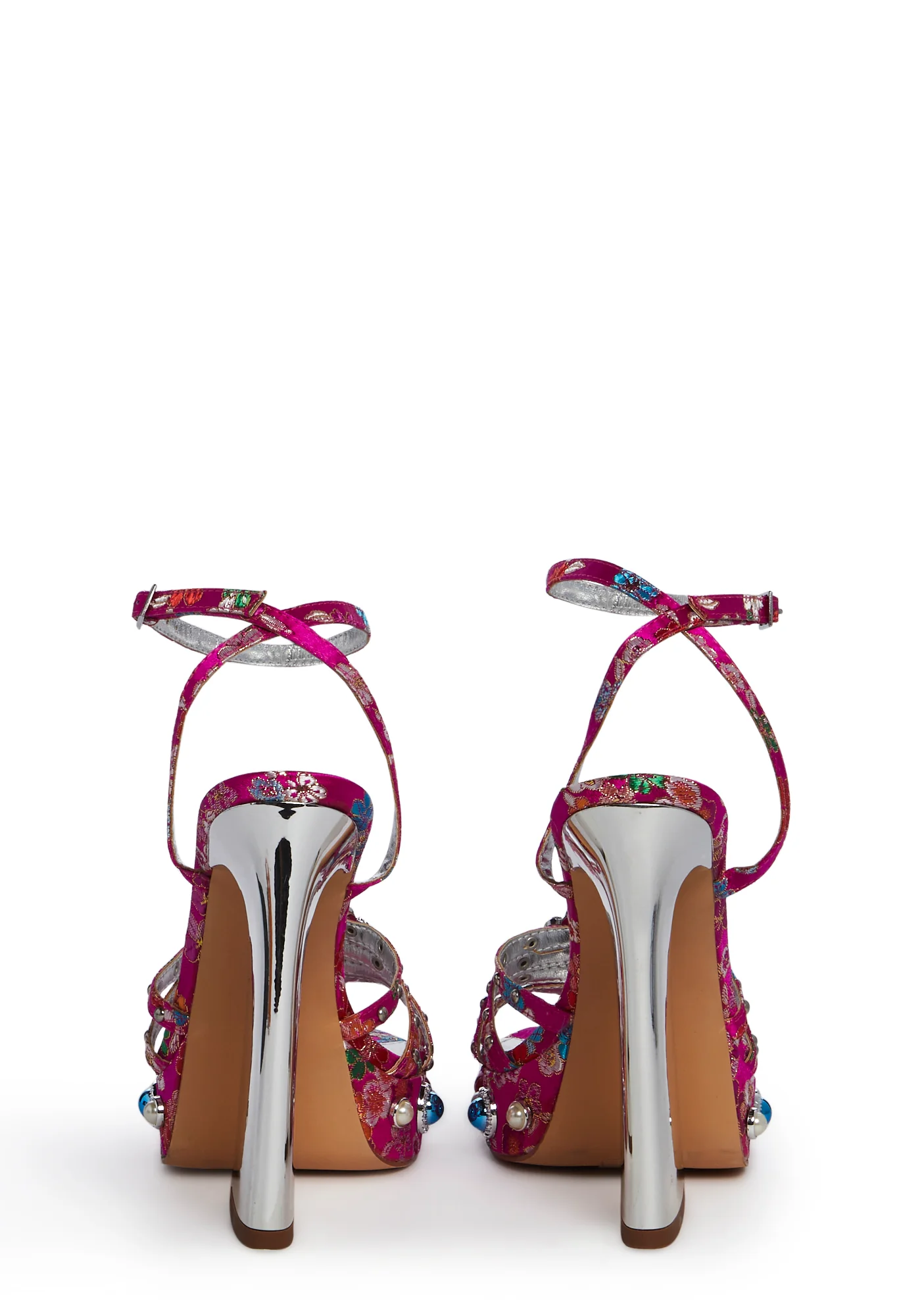 Aden Platform Heels - Pink - Image 4