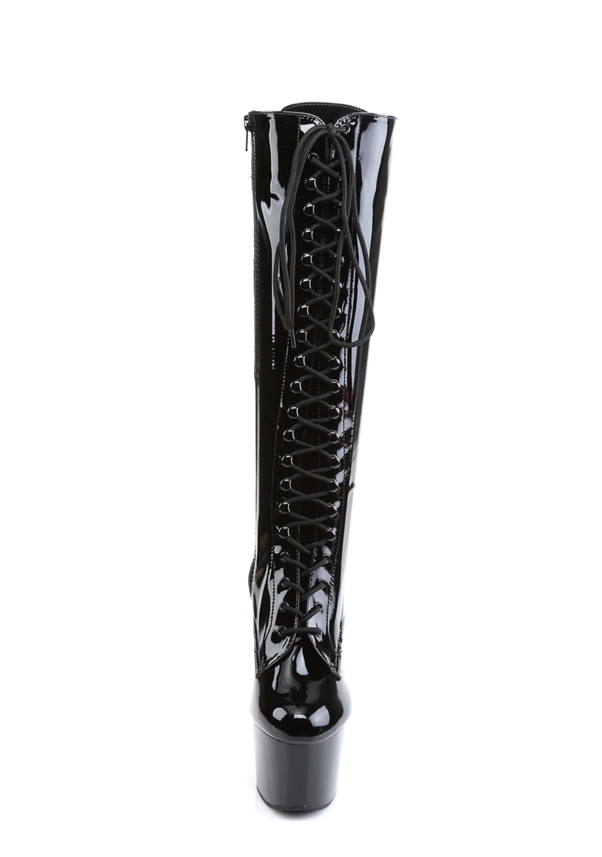 Adore-2023 Platform Knee High Boots-Black - Image 3