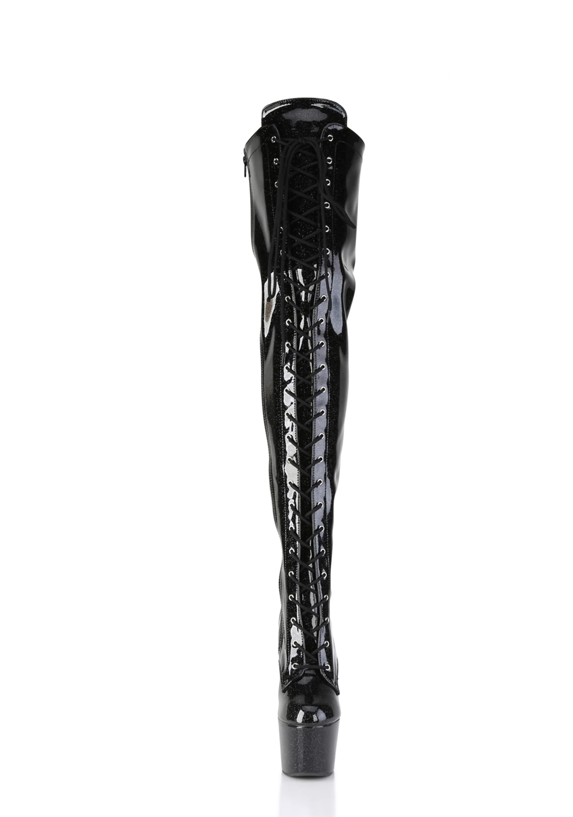 Adore-3020GP Platform Thigh High Boots-Black - Image 3