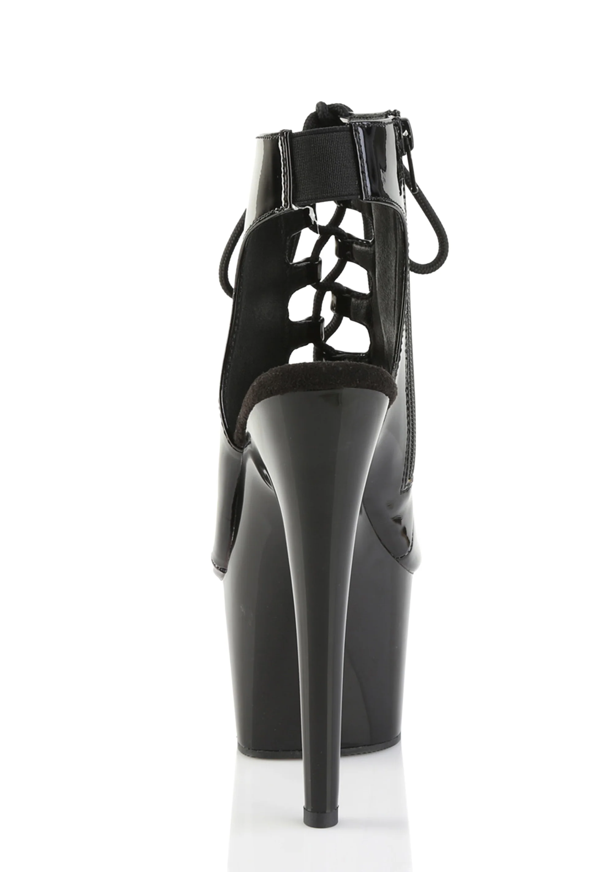 Adore-700-20 Platform Ankle Booties-Black - Image 4
