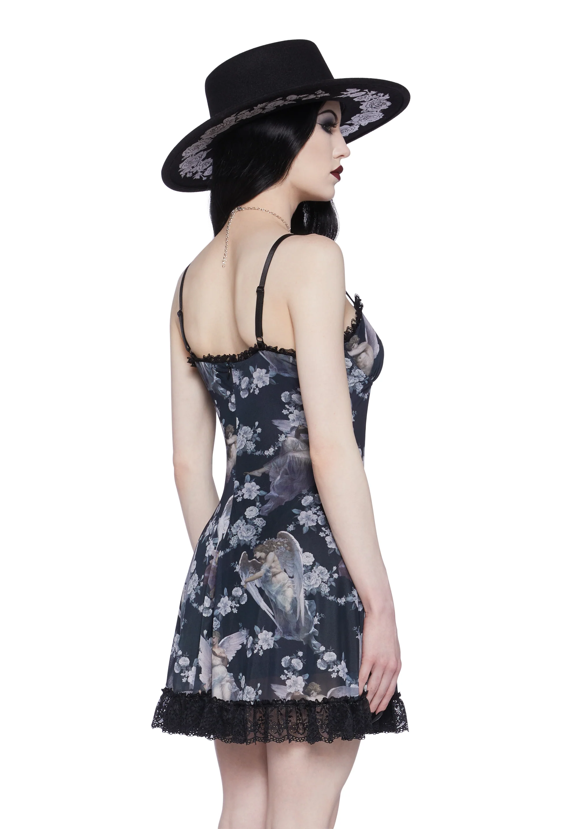 Afflicted Angel Mesh Dress - Image 4