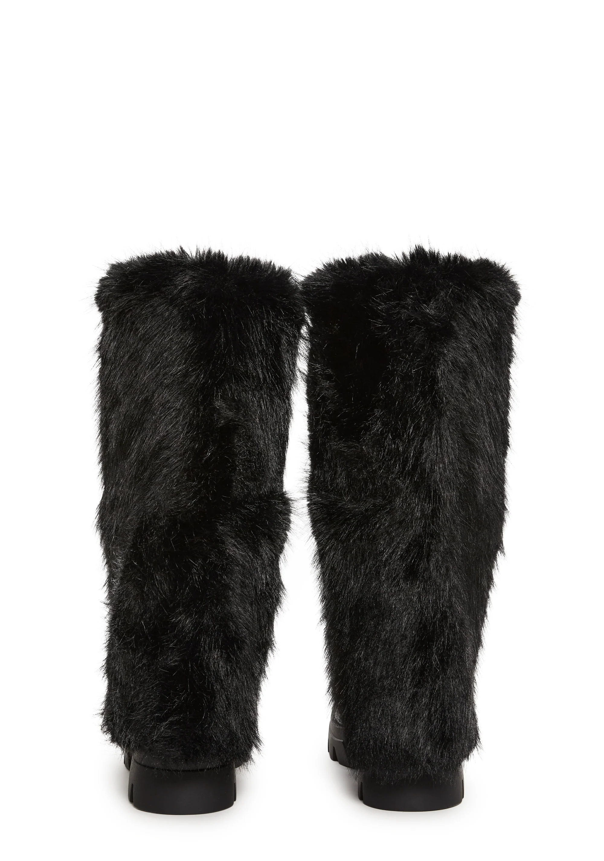 Ahsoka Foldover Flat Boots - Black - Image 4