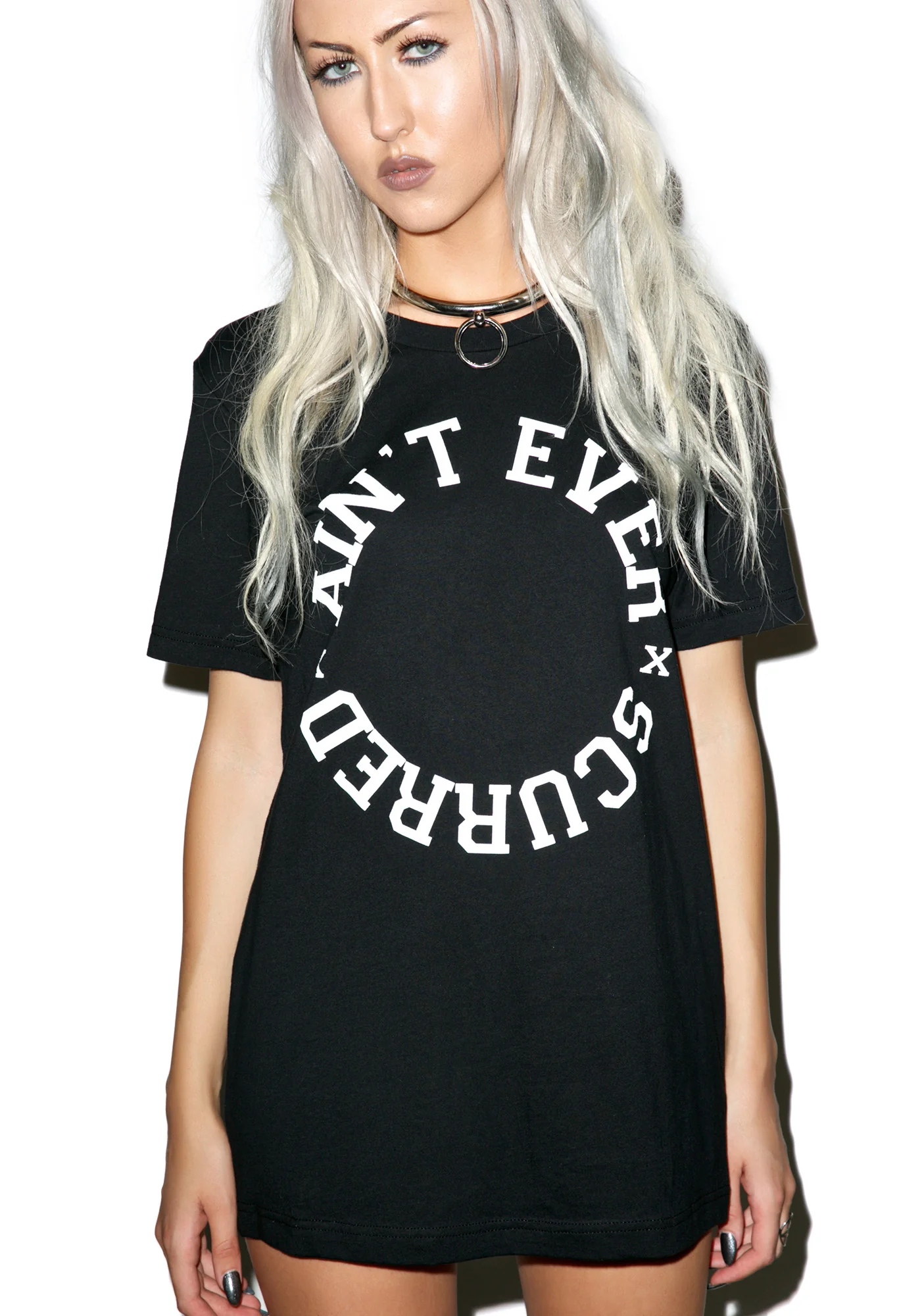 Ain't Scurred Crewneck Tee - Image 5