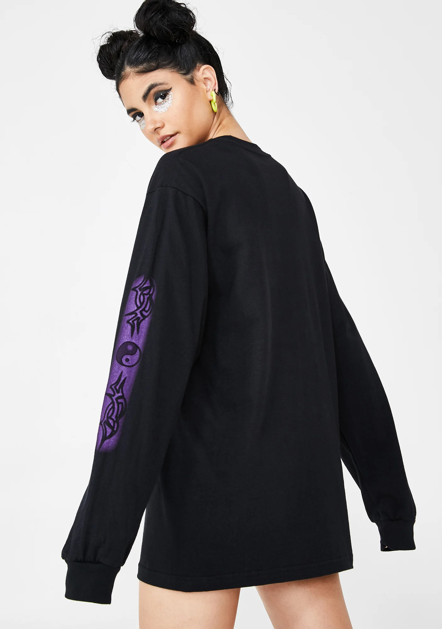 Airbrush Joker Long Sleeve Tee - Image 4