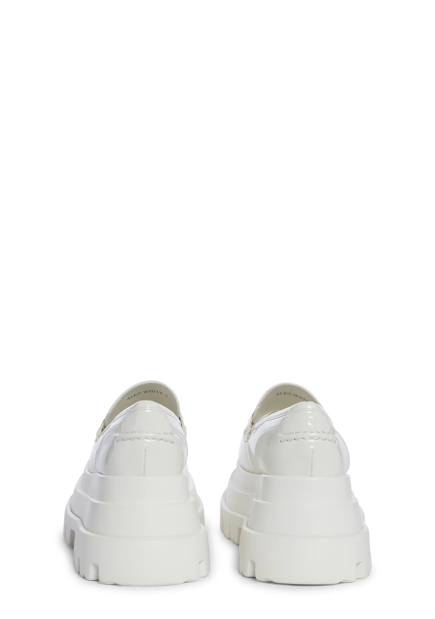 Aleo Platform Loafers - White - Image 4