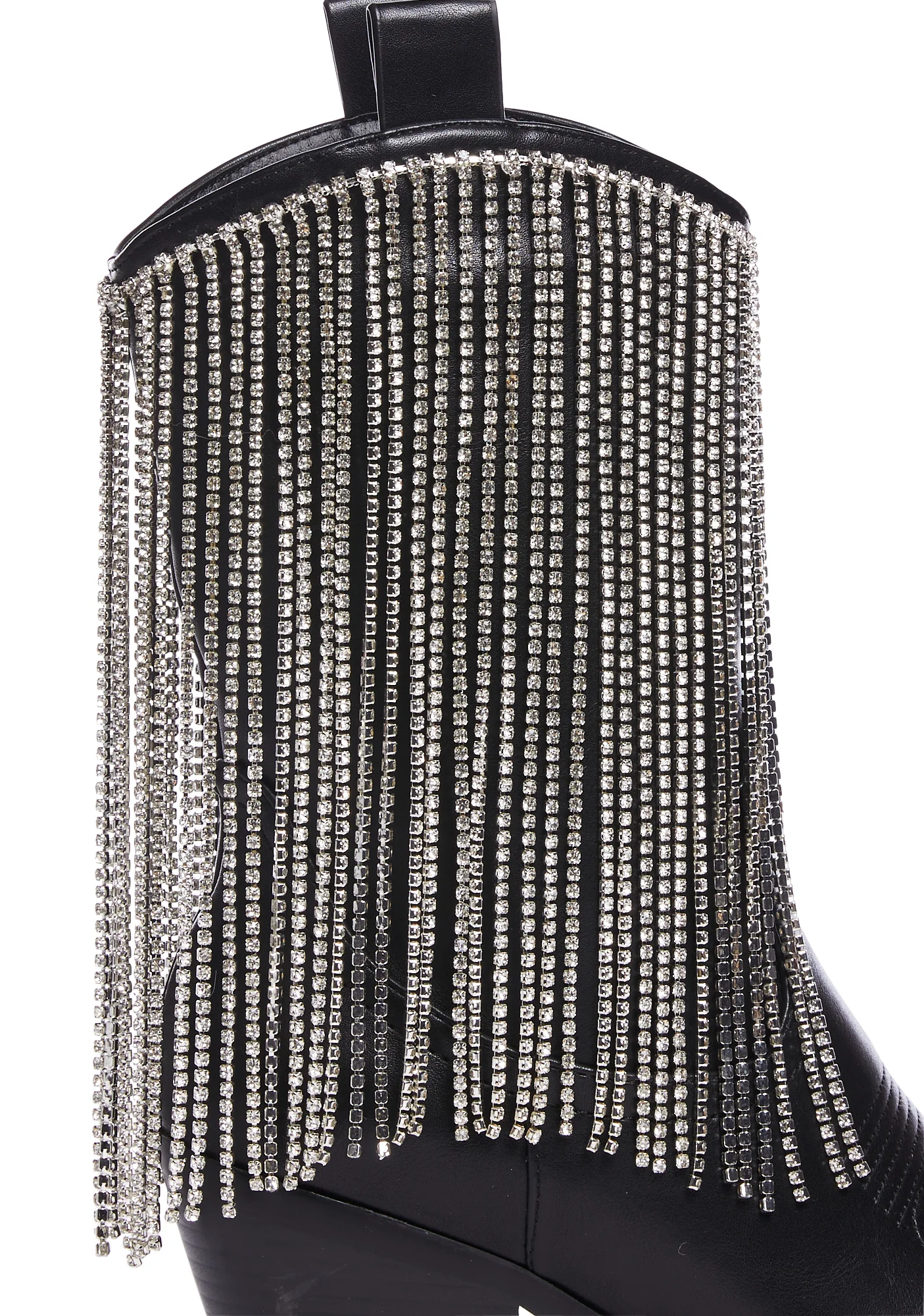 Alexandrite Rhinestone Fringe Cowboy Boots - Image 2