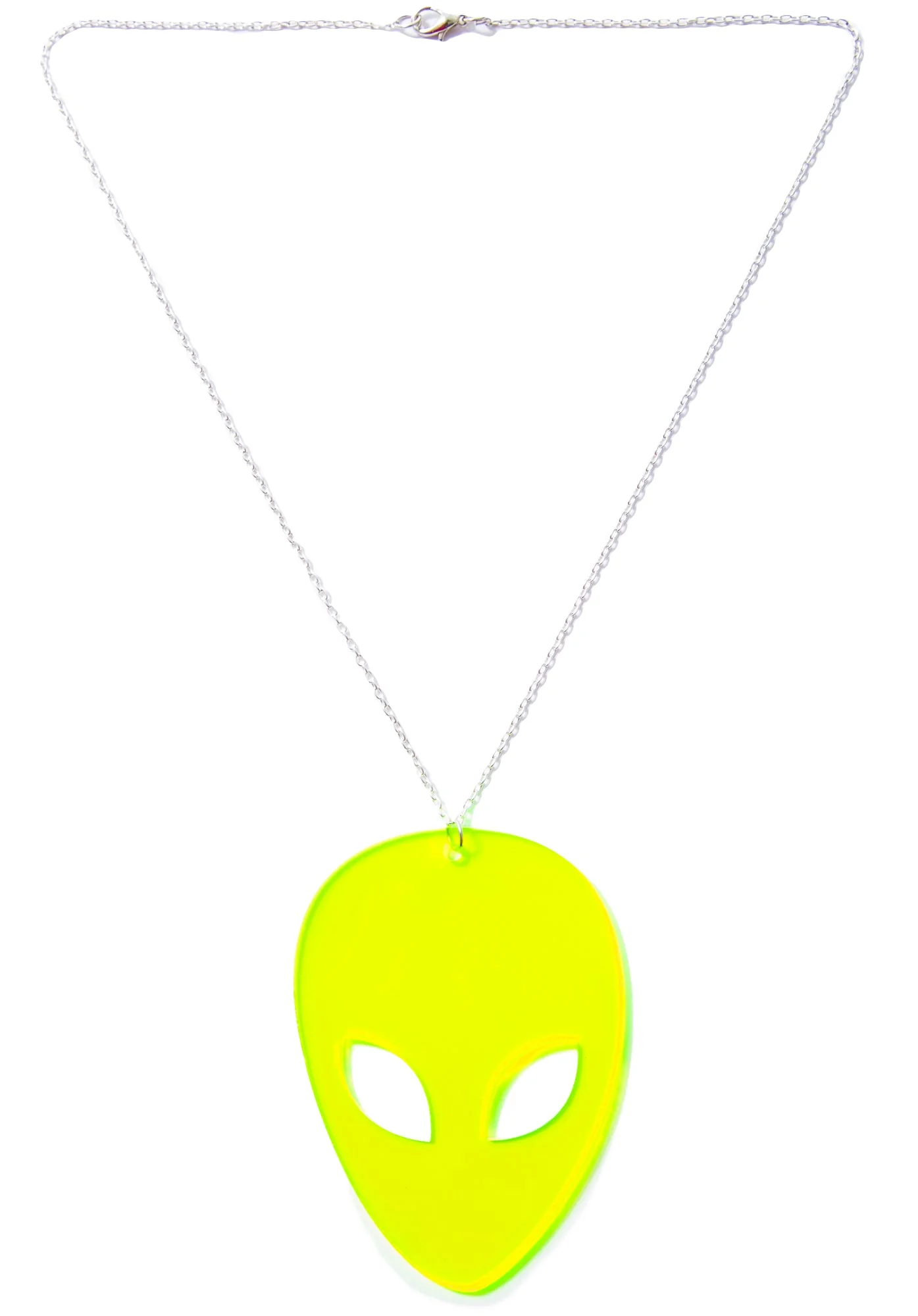 Alien Lover Necklace - Green - Image 2