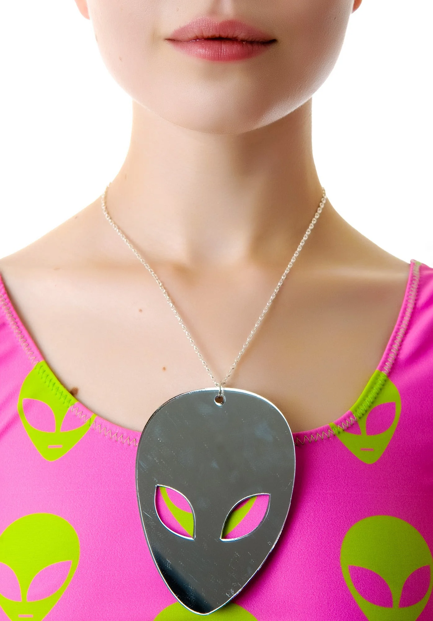 Alien Lover Necklace - Green - Image 9