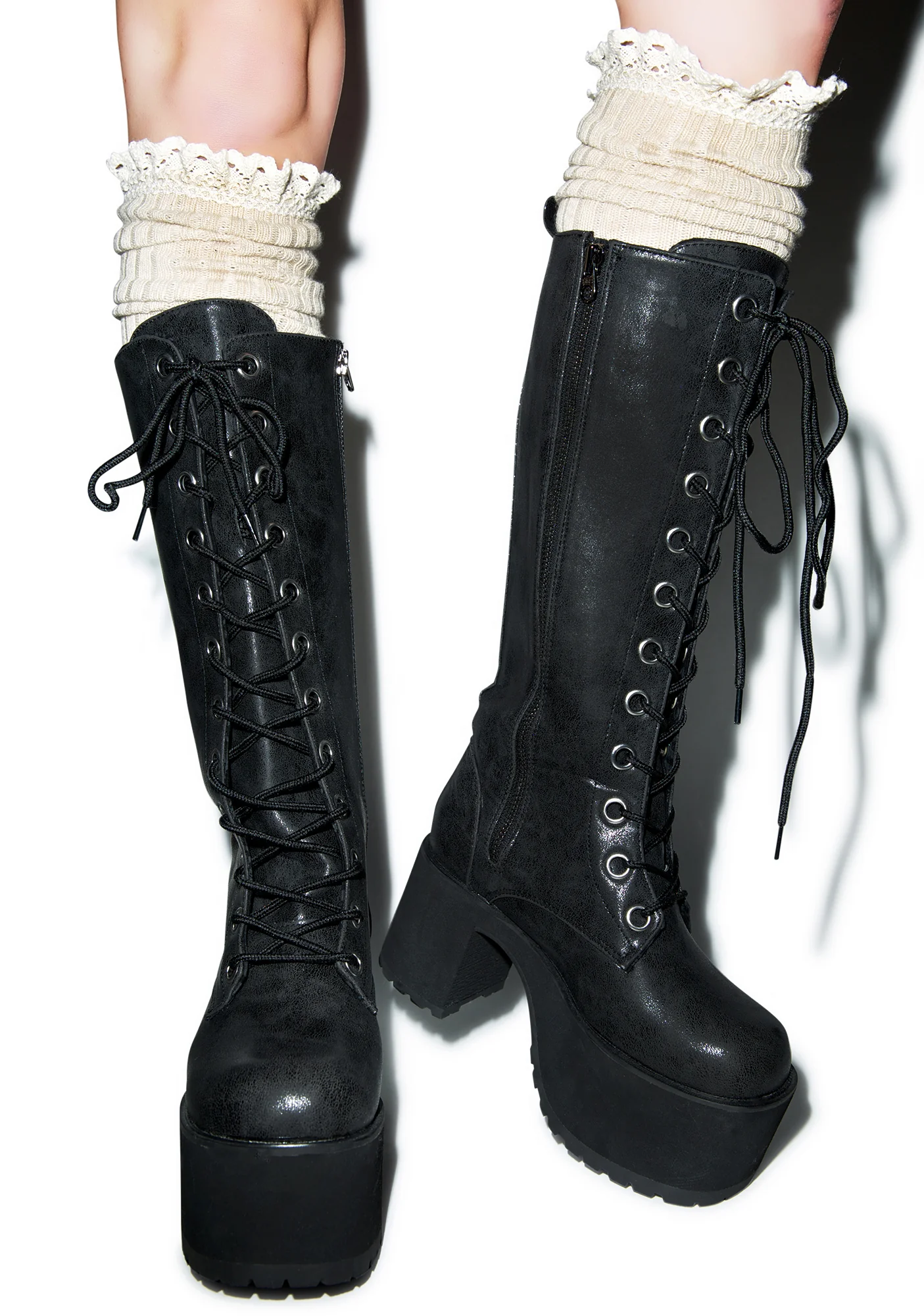 All About That Lace Knee High Socks - Image 2
