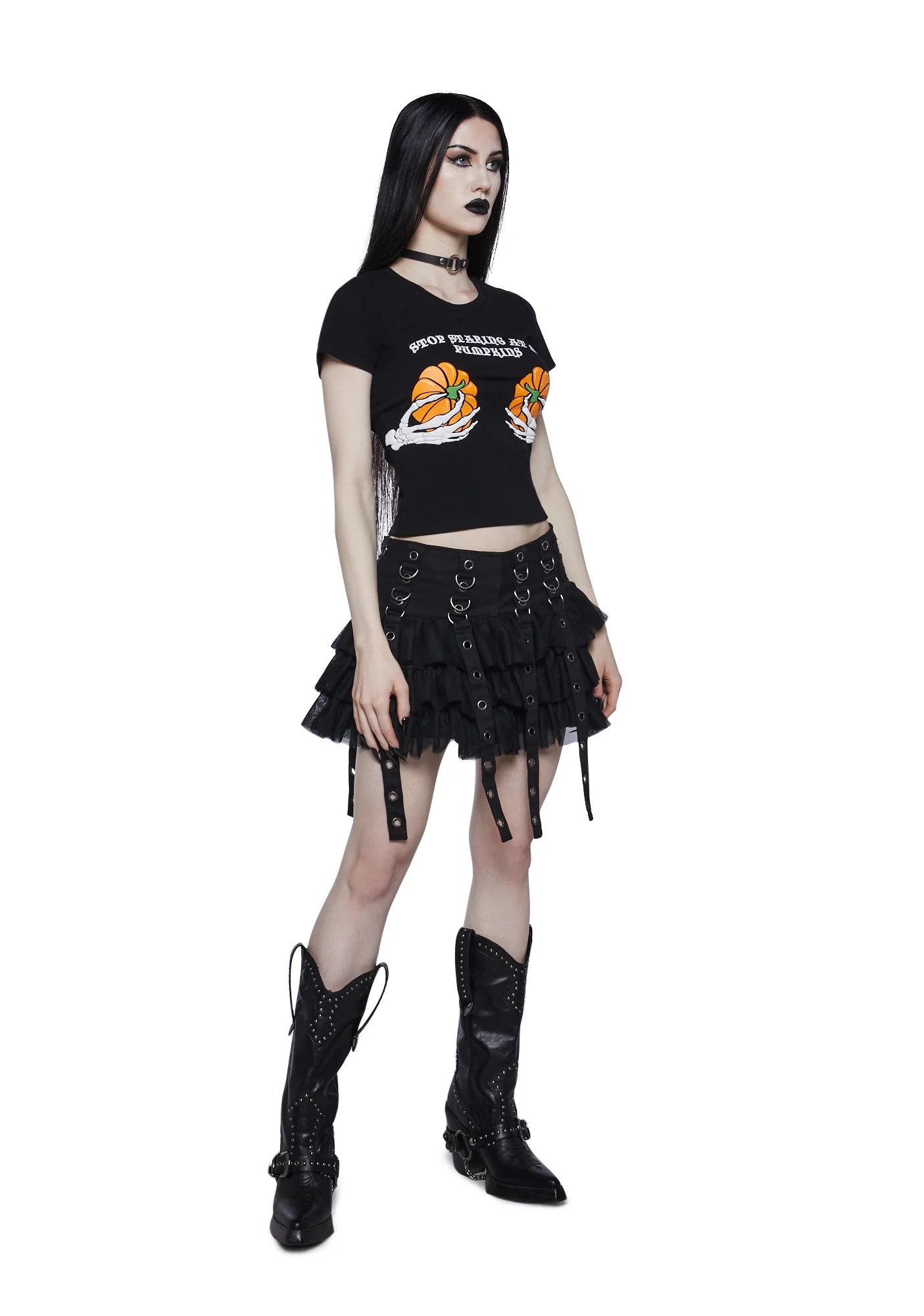 All Hallows' Tease Baby Tee - Image 5