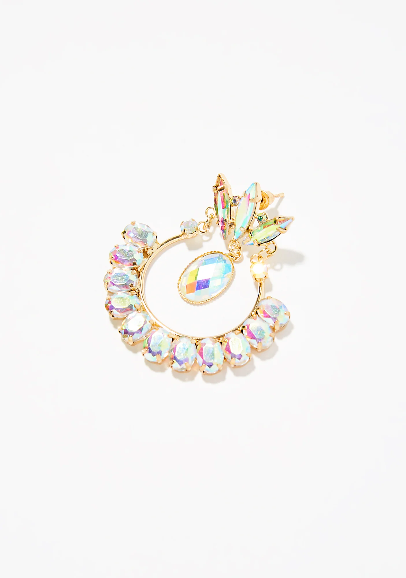All The Riches Rhinestone Earrings - Image 3