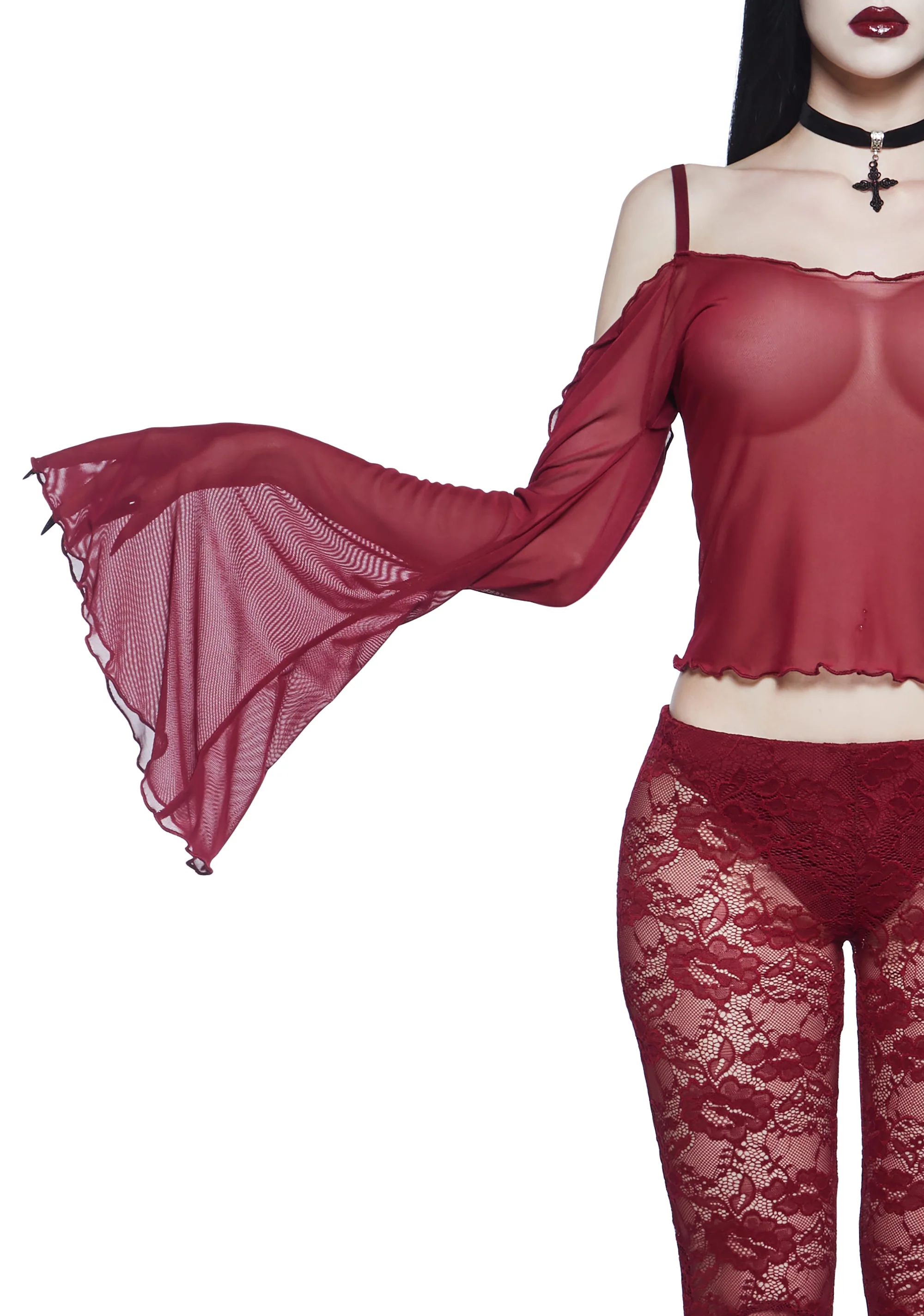 Alluring Secret Chiffon Blouse - Image 6