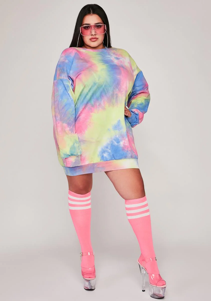 Always Chasing Daybreak Tie Dye Dress - Image 3