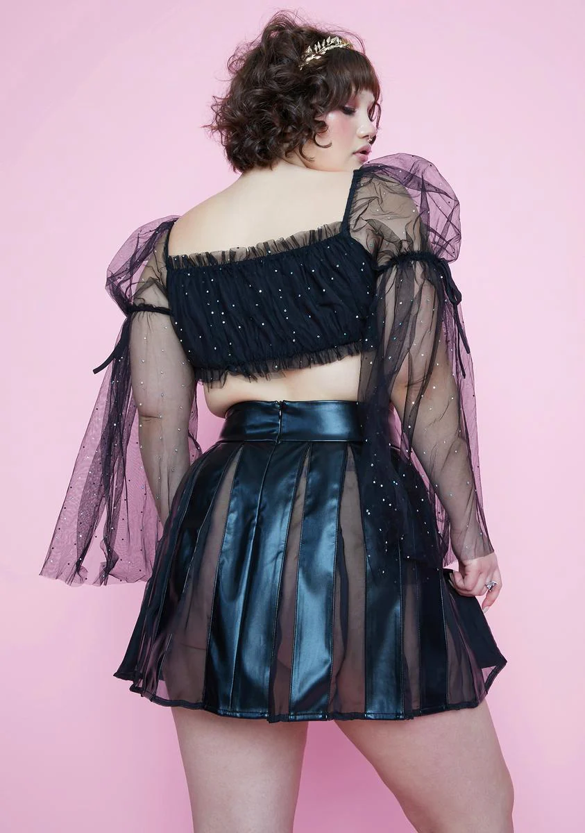 Always Chasing Moonlight Pleated Mini Skirt - Image 4