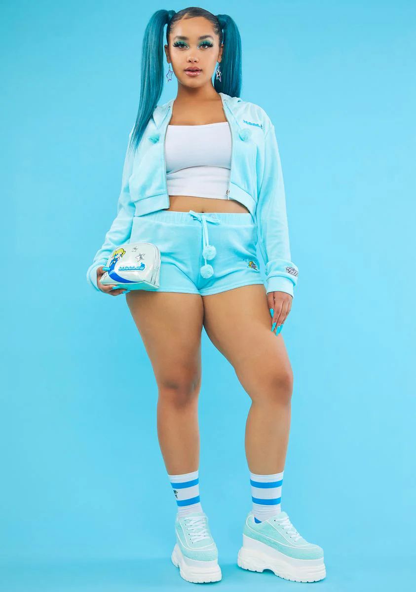 Always Everything Nice Velour Shorts - Image 3