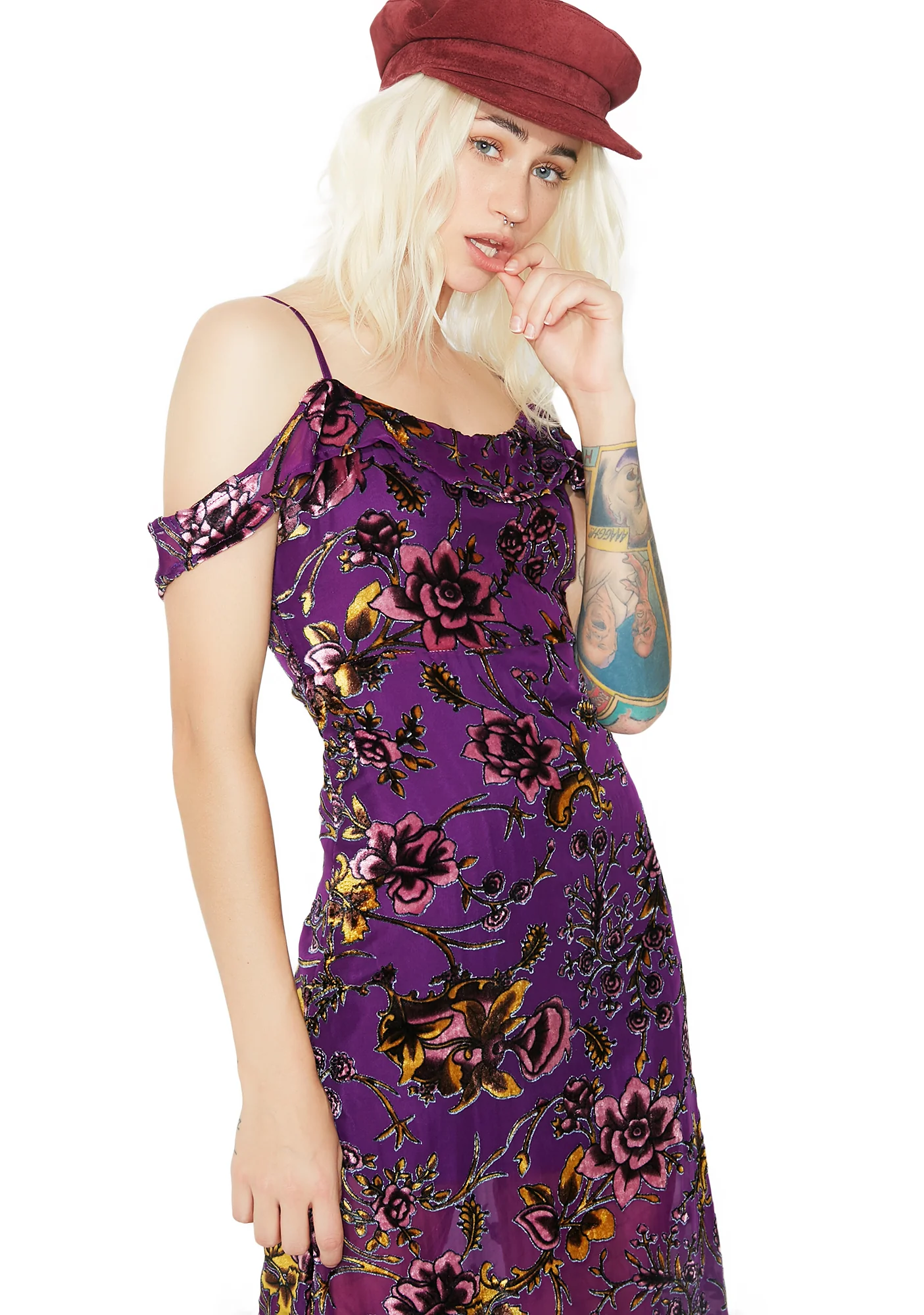 Amaryllis Cold Shoulder Dress - Image 2