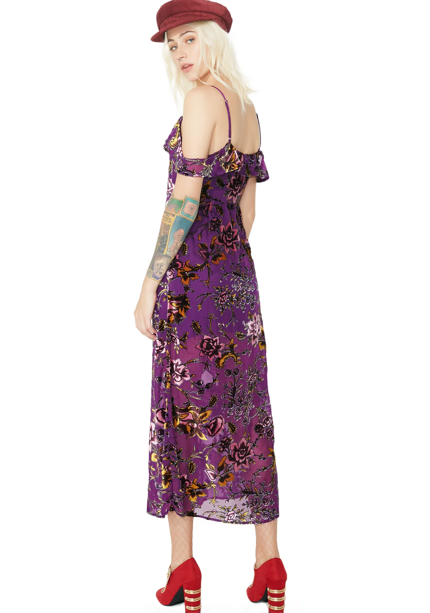 Amaryllis Cold Shoulder Dress - Image 4