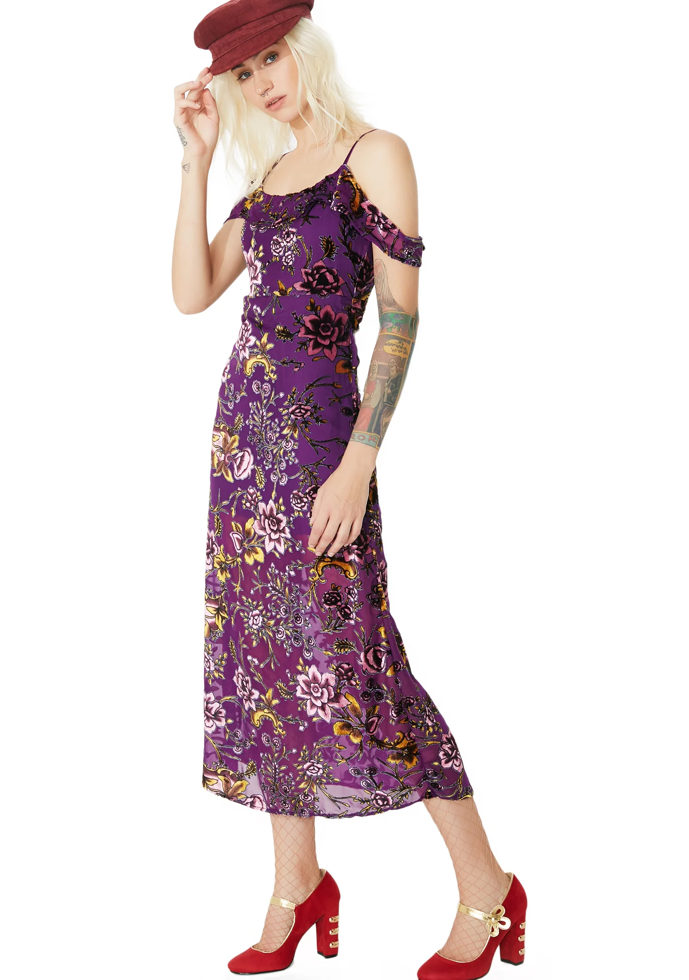 Amaryllis Cold Shoulder Dress - Image 5