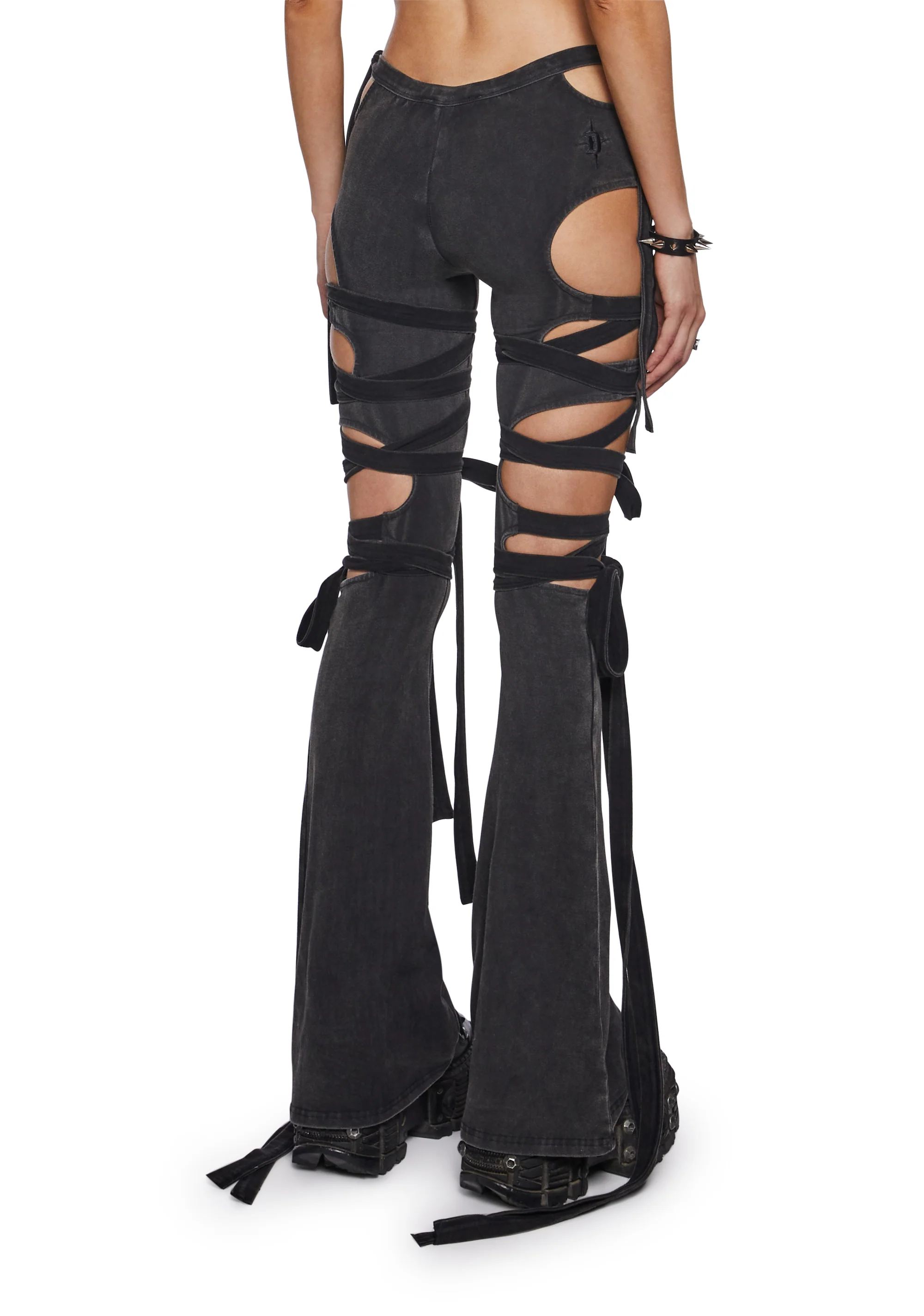Ambient Wrap Tie Cut-Out Pants - Image 4