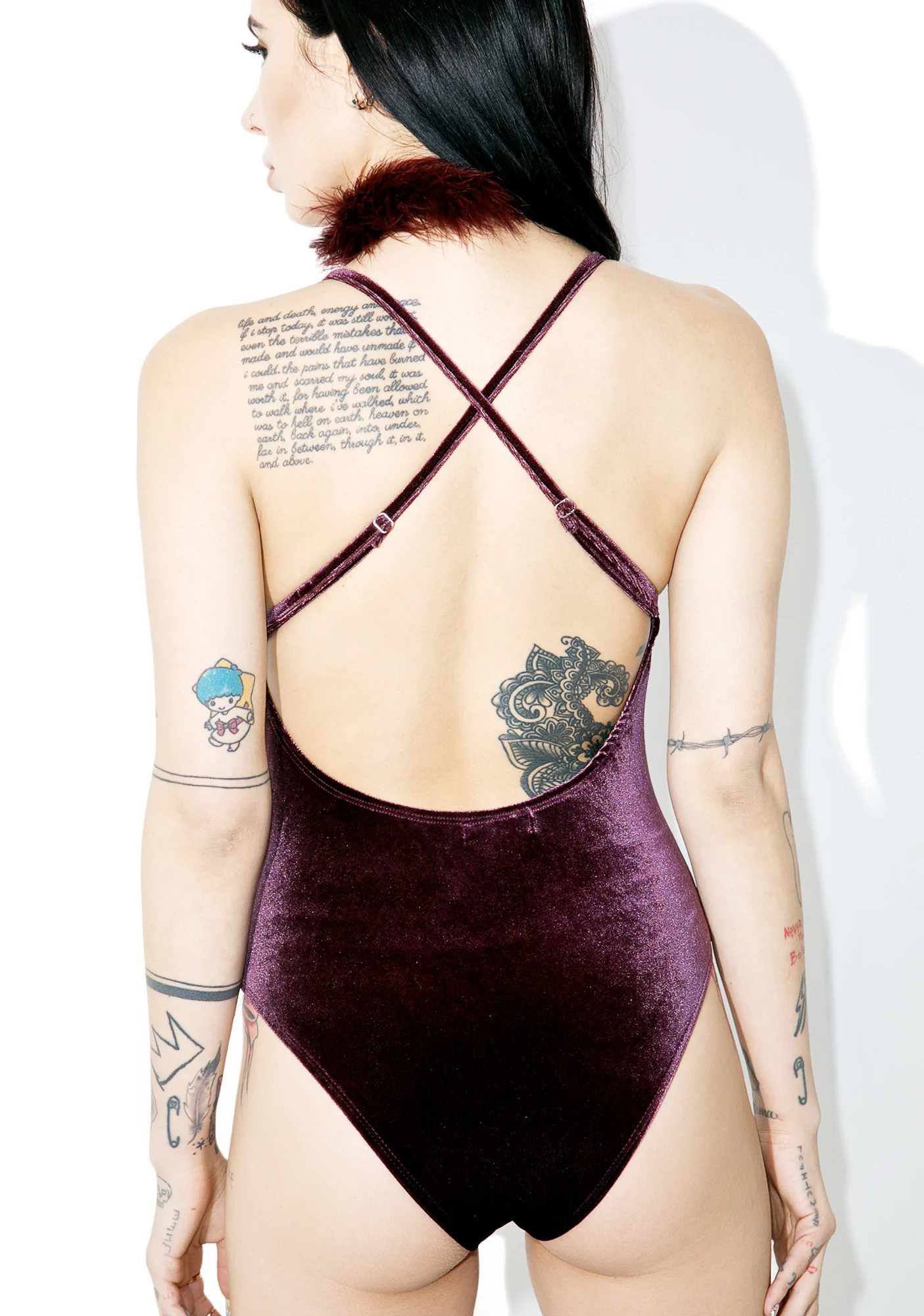 Amethyst Velvet Bodysuit - Image 5