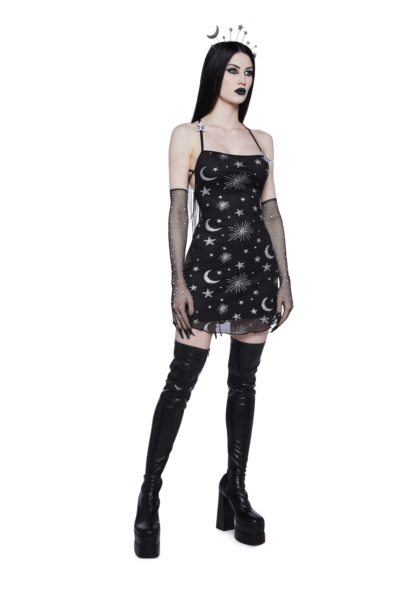 Among The Moon Dress And Headband Costume - Image 7