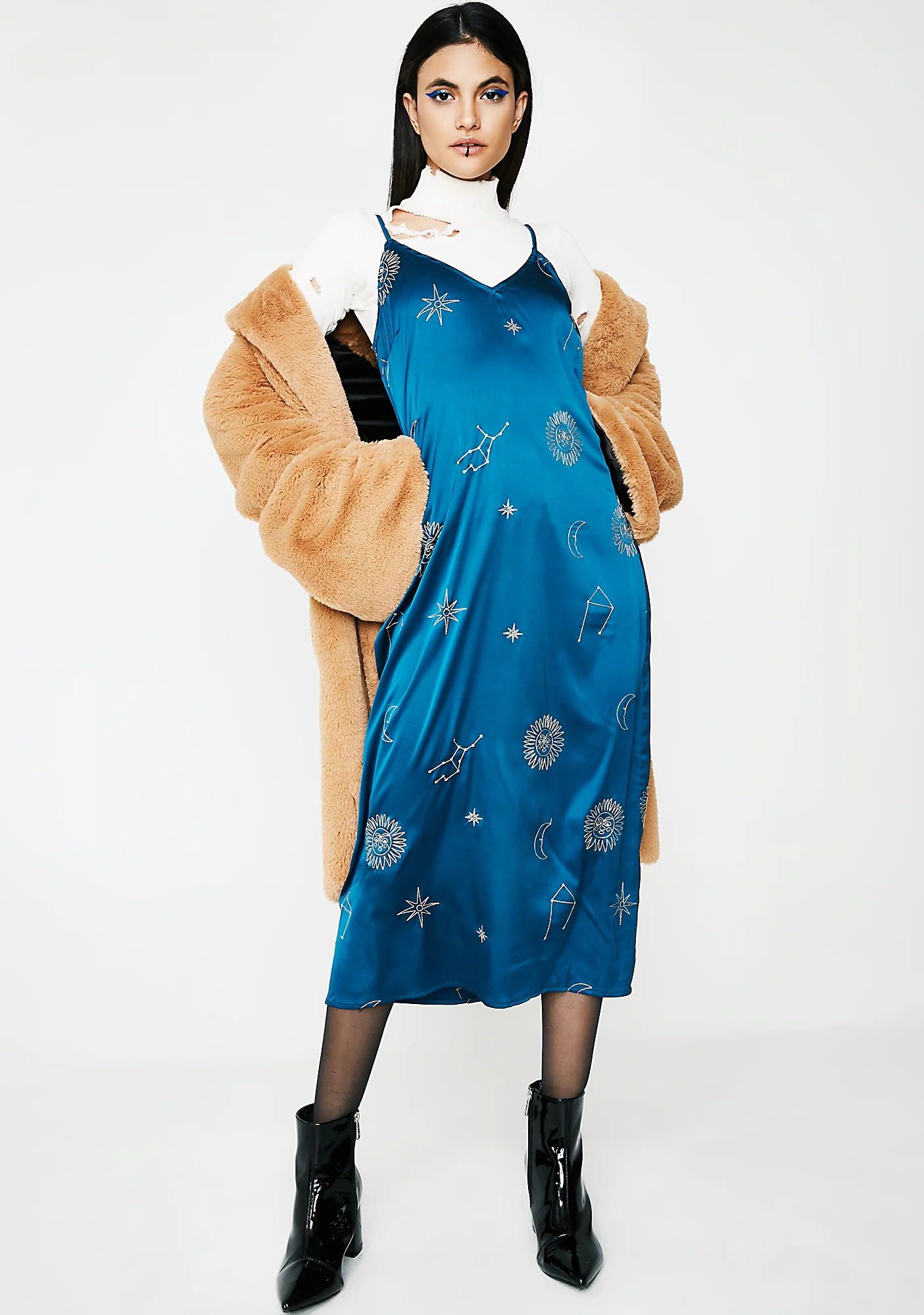 Among The Stars Slip Dress - Image 5