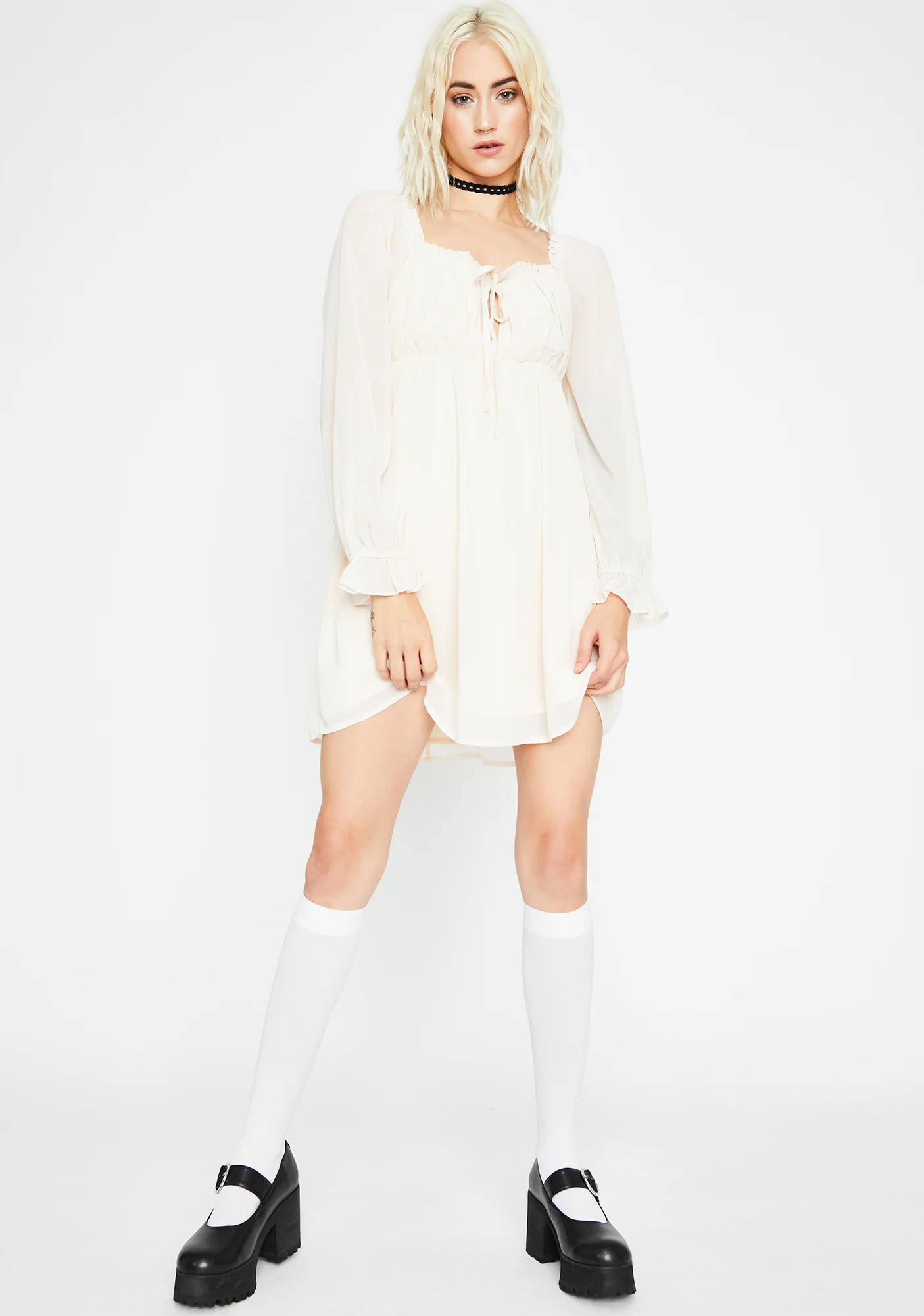 Angel Embrace Me Mini Dress - Image 3