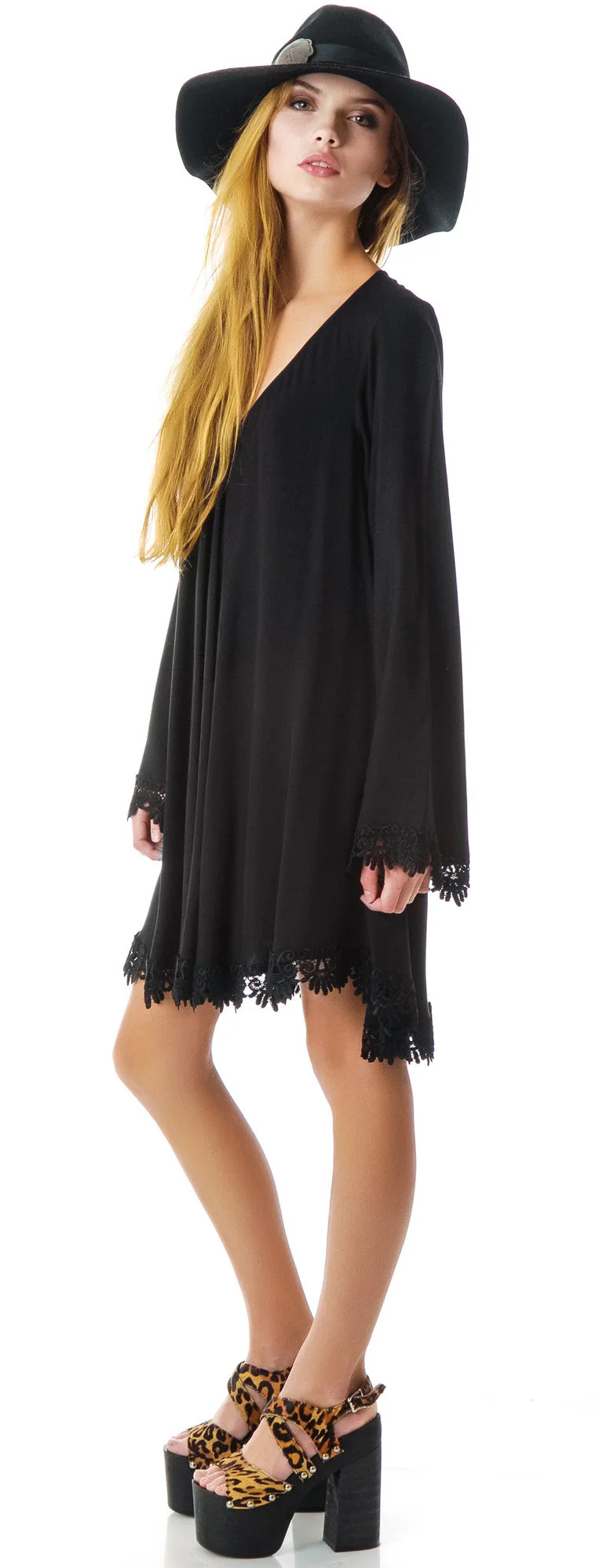 Angelic Dress - Black - Image 10