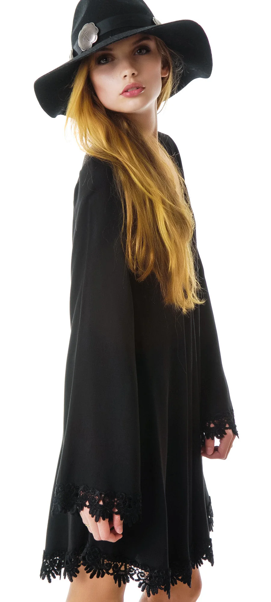 Angelic Dress - Black - Image 7