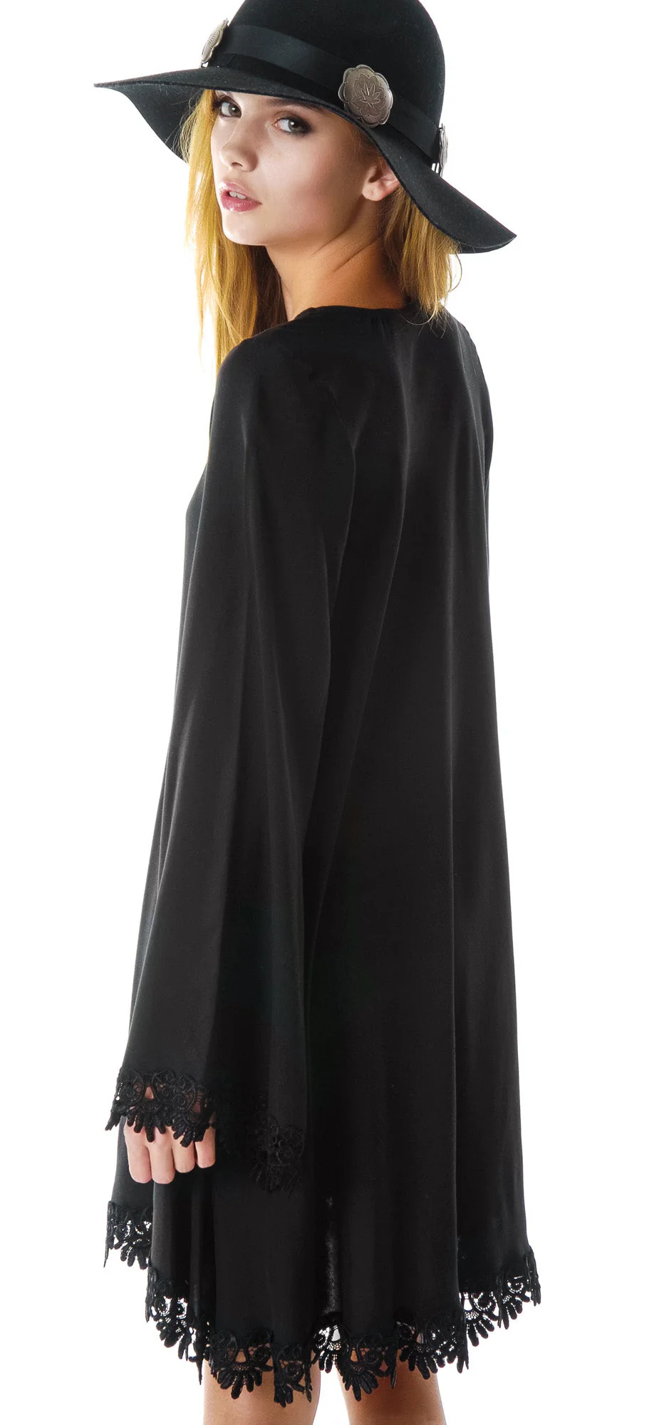 Angelic Dress - Black - Image 9