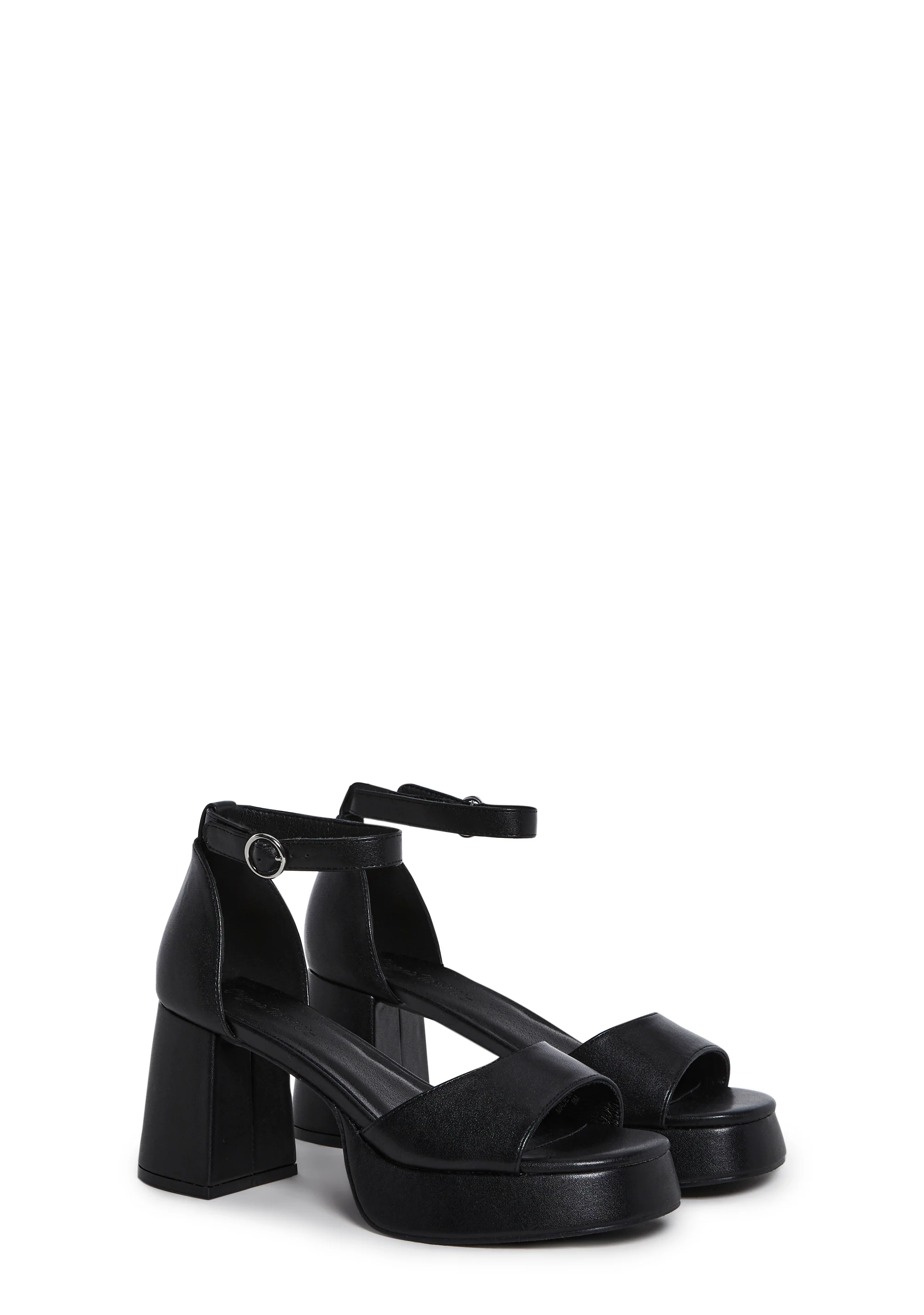 Soft Waltz Platform Sandals - Black - Image 3