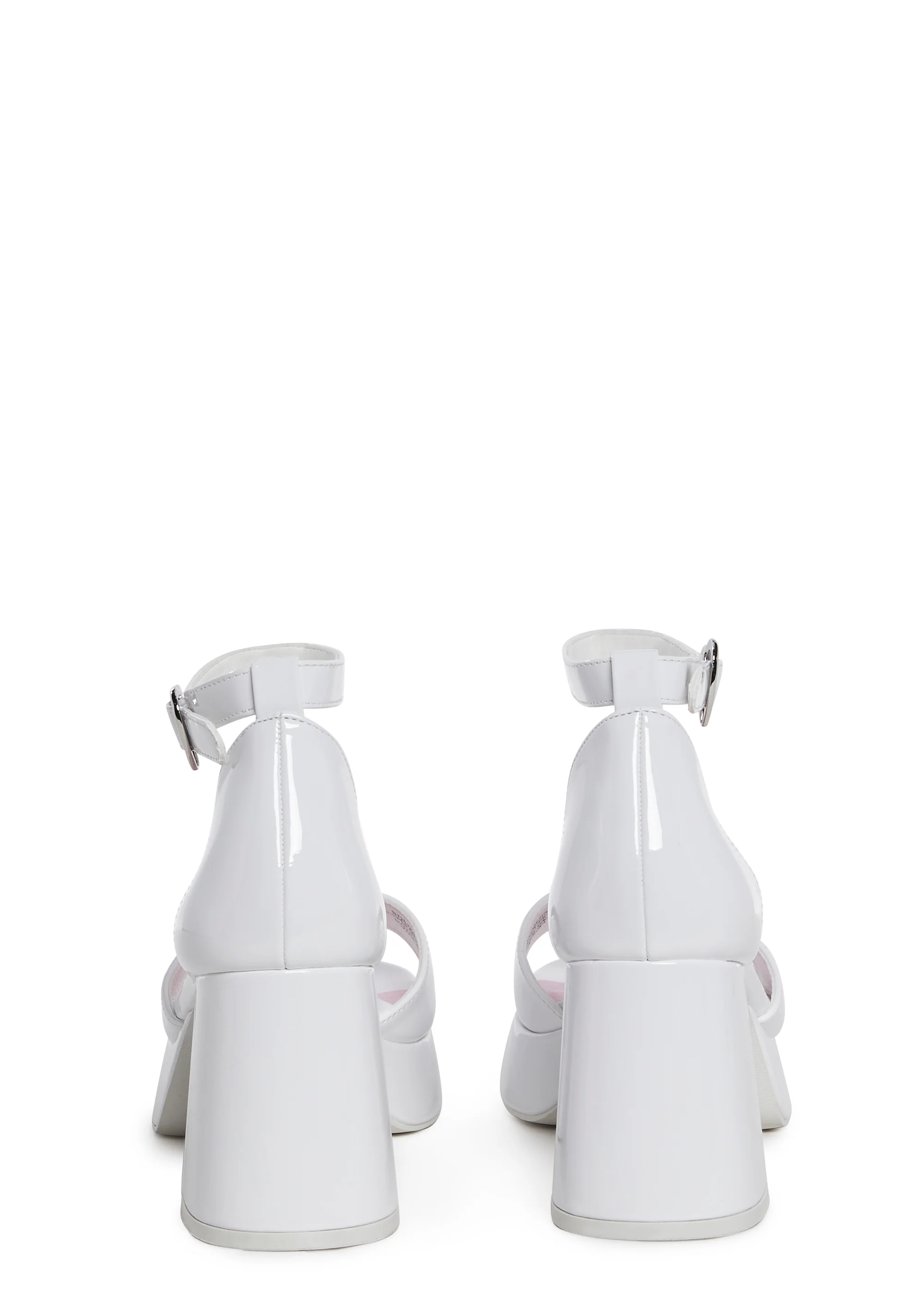 Soft Waltz Platform Sandals - White - Image 4