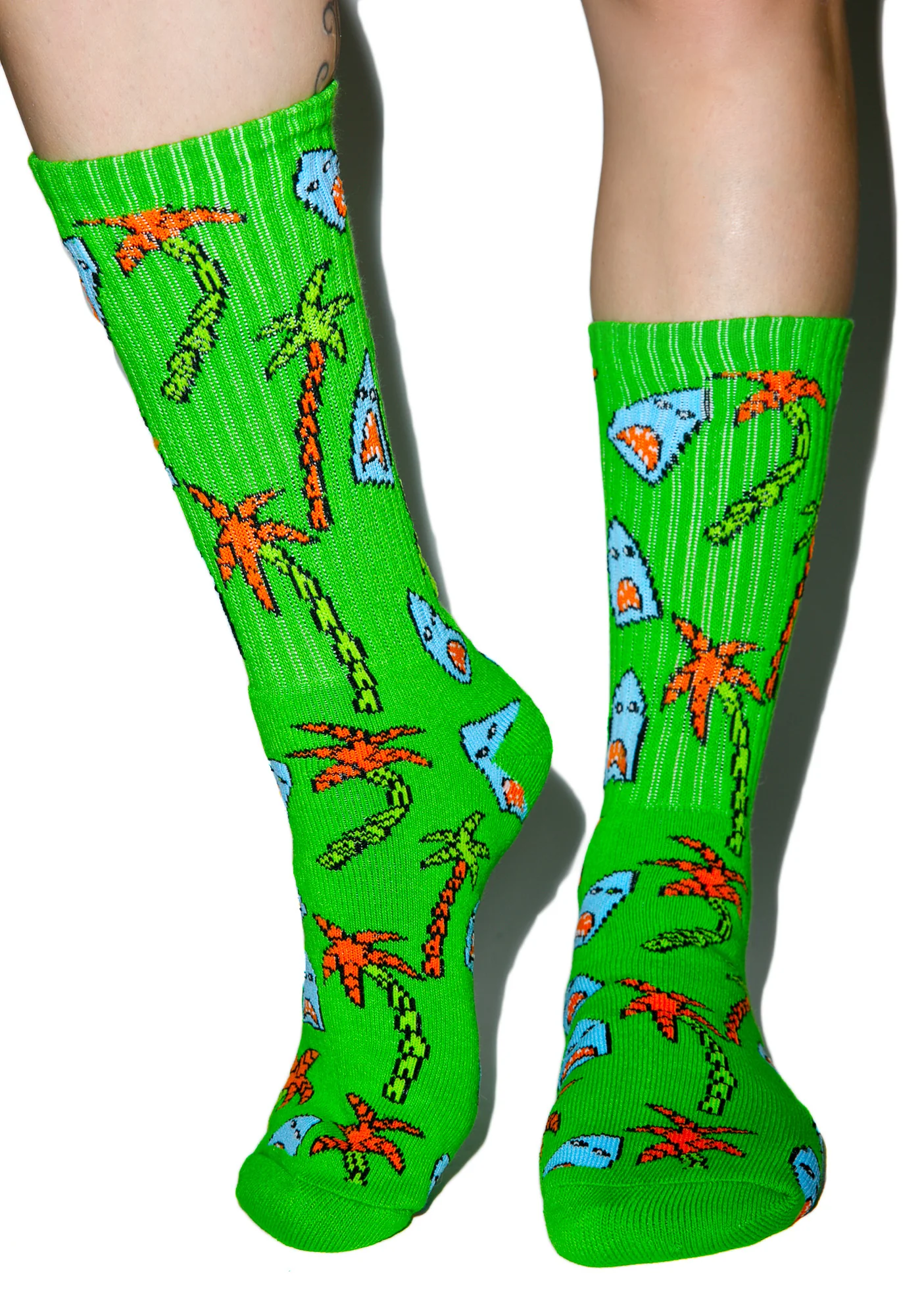 Anne Freeman Shark Attack Crew Socks - Image 9